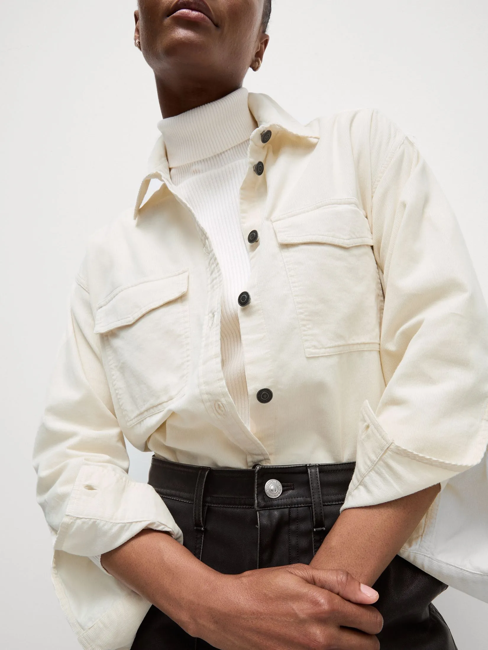 MARKS & SPENCER Women Shirt Pure Cotton Collared Button Through