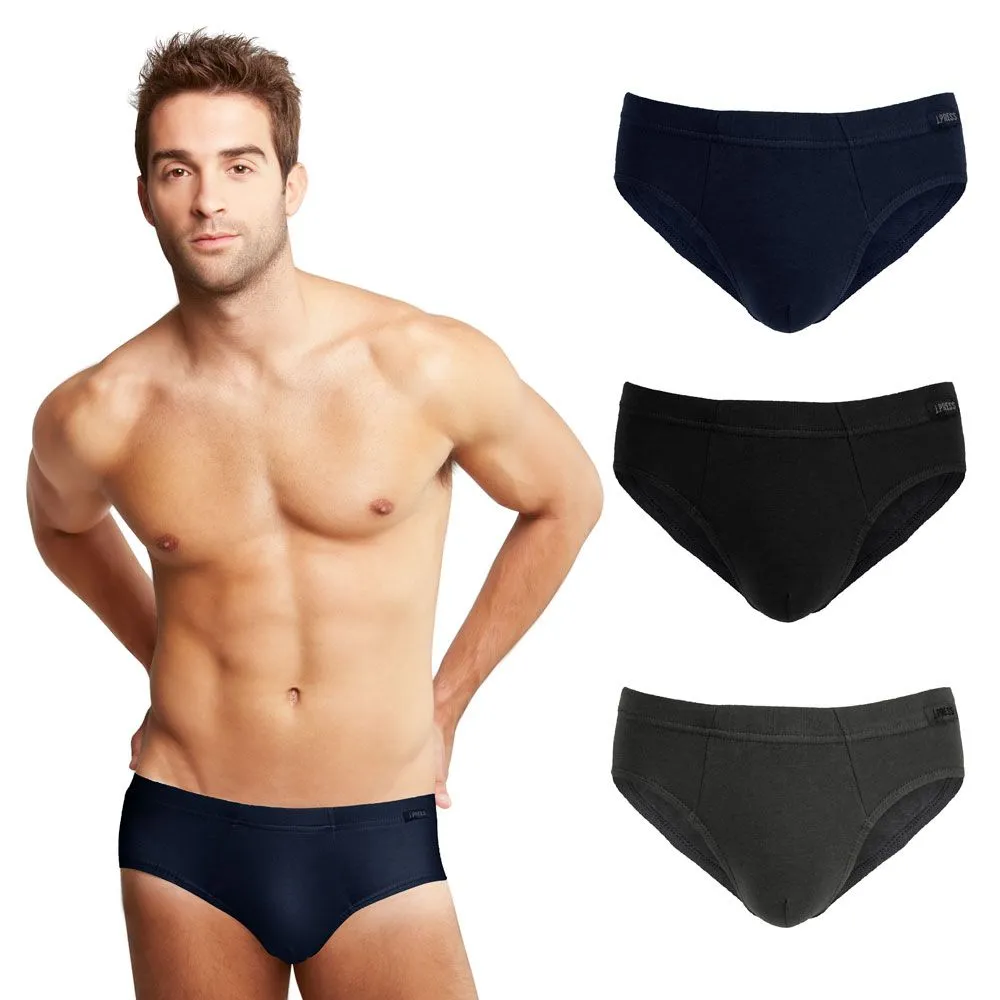 J.PRESS Men's Brief Underwear no.2200A (PACK3 - Assorted colour)