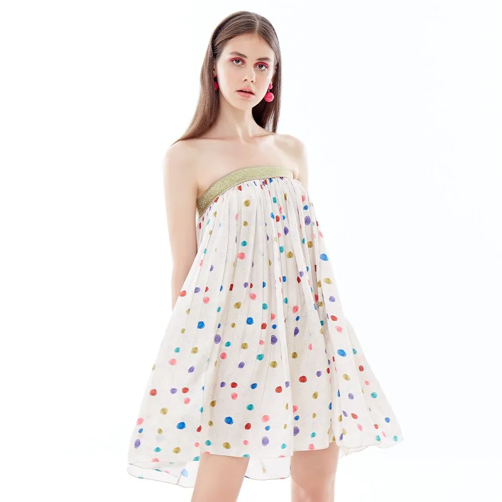 ICONIC CREAM BARLEY SKIRT