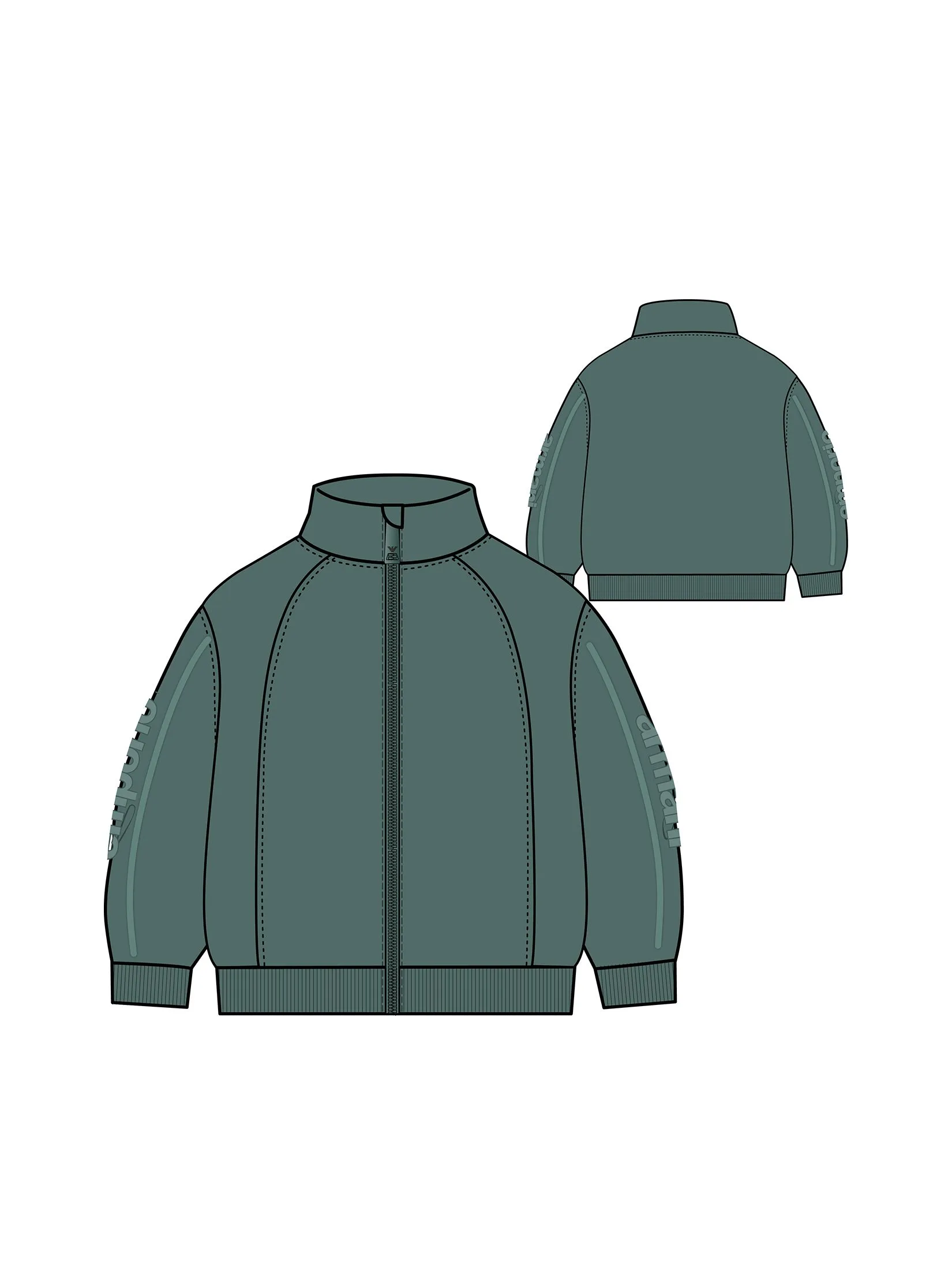 EMPORIO ARMANI Boy Toddler Jacket FW25 50616057171 Green