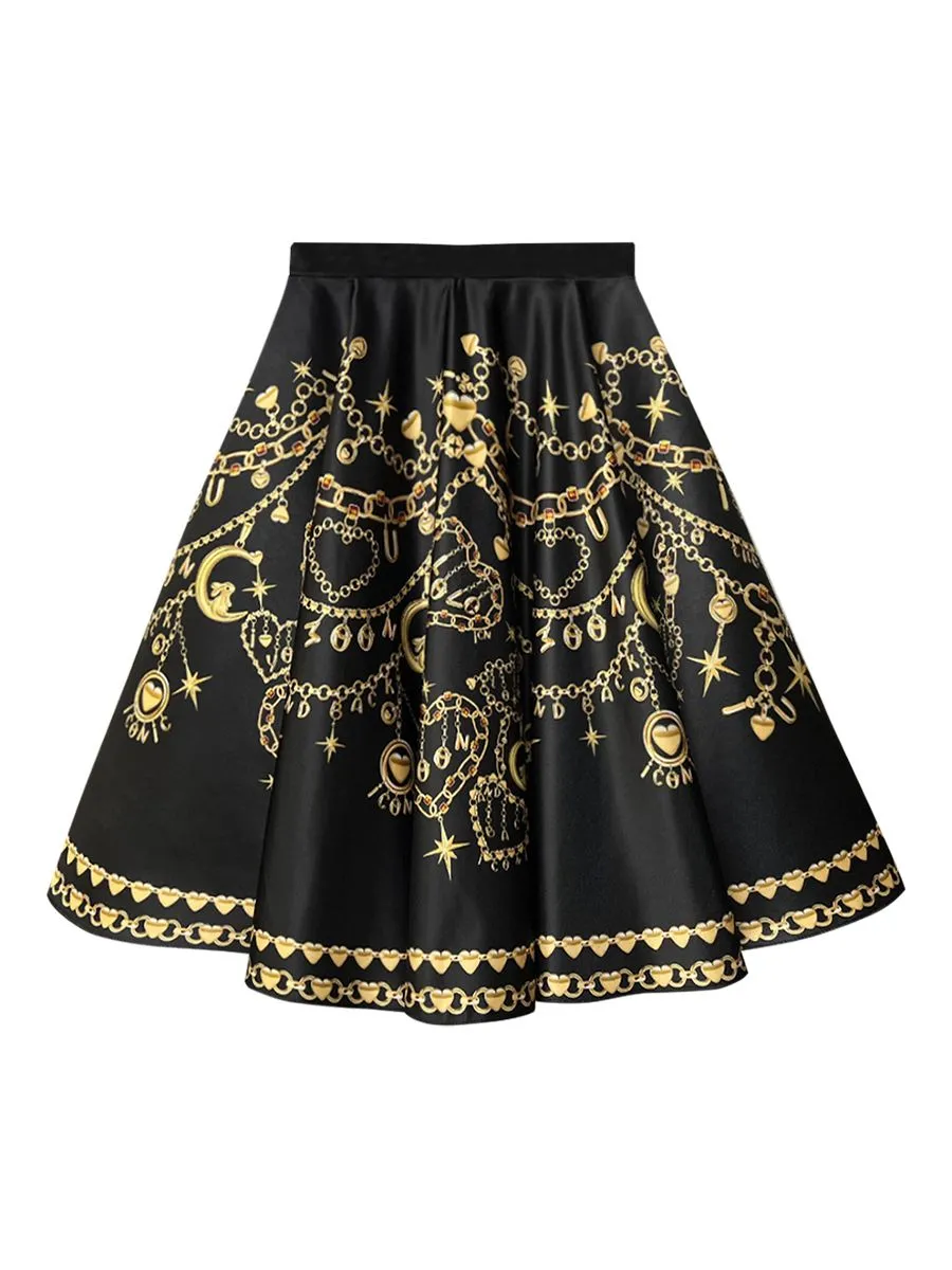 ICONIC WOMAN BLACK MOONSHINE SKIRT