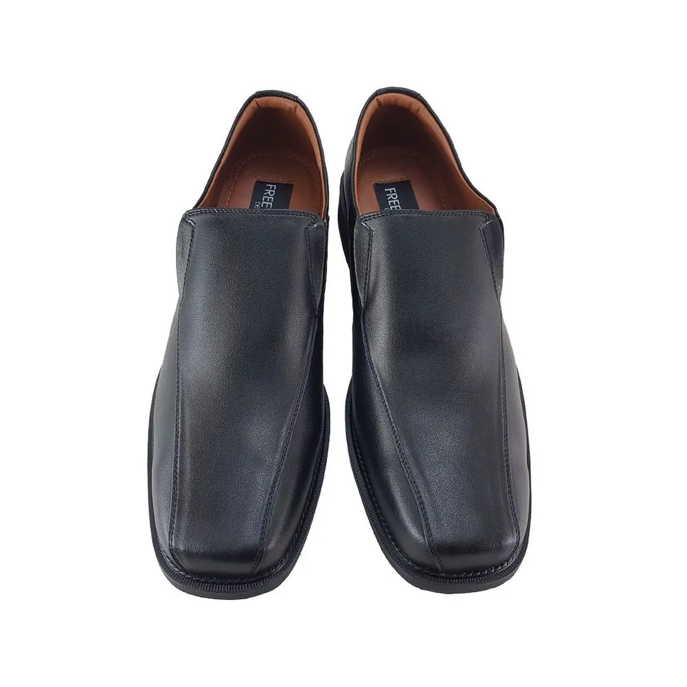 FREEWOOD SHOES leather biz shoe B5838201-black
