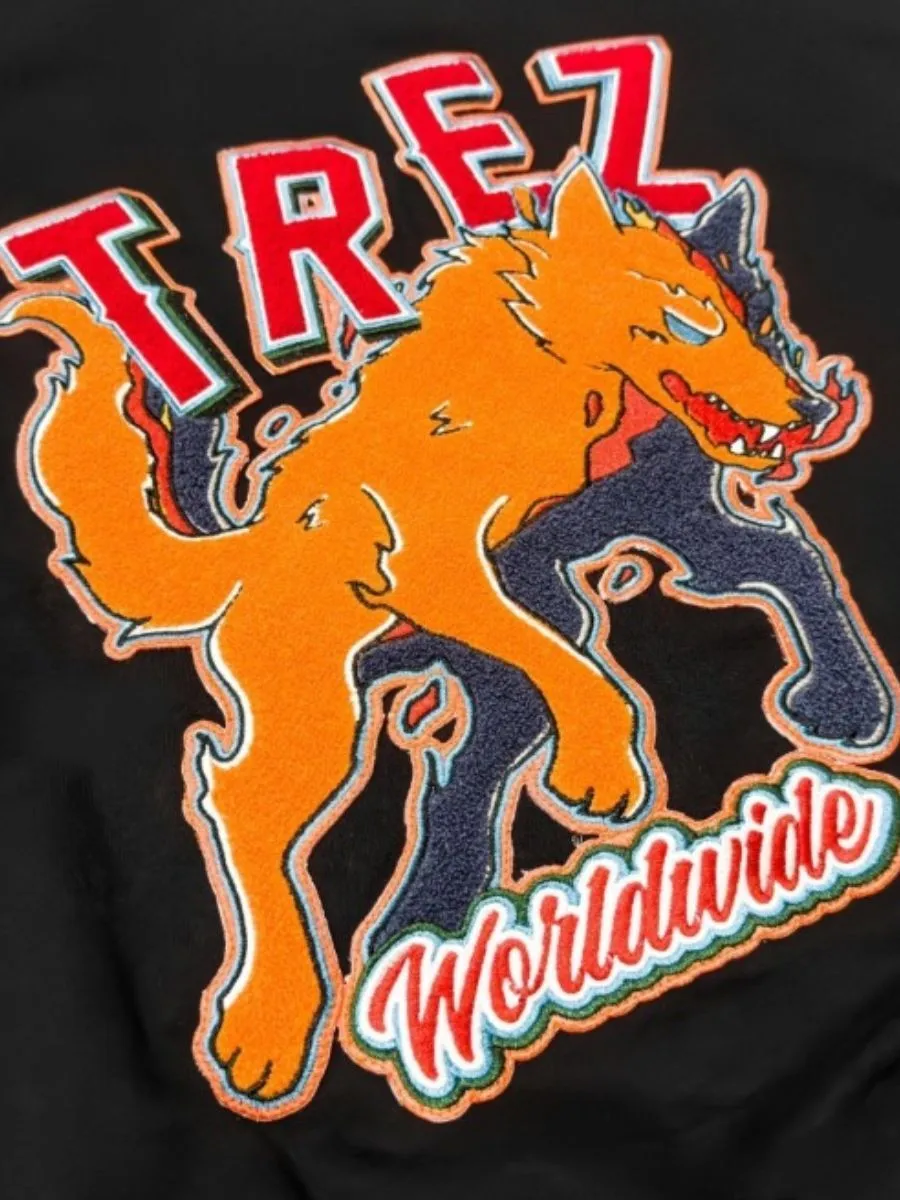 TZ WORLDWIDE MEN JACKET TZ VARSITY BLACK