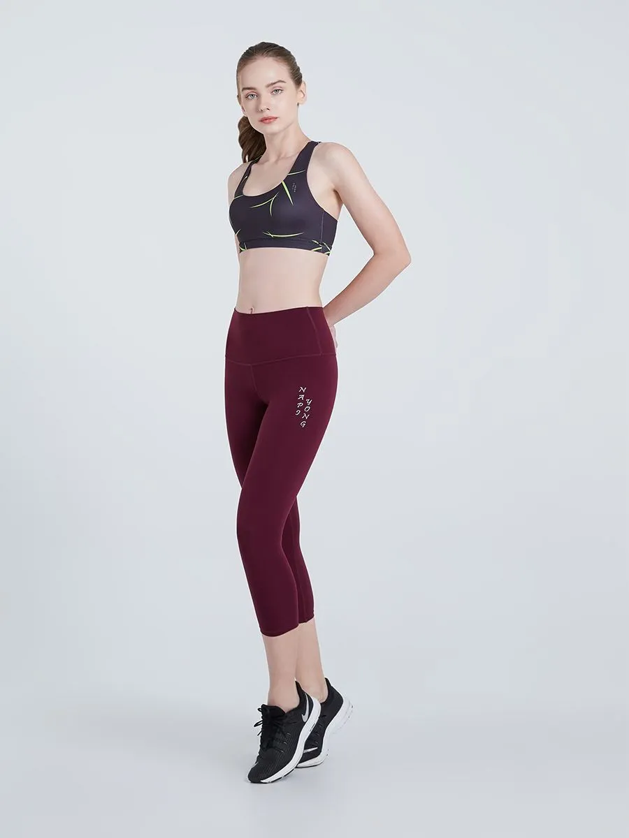 NAPIYONG Samurai Sports Bra in Black