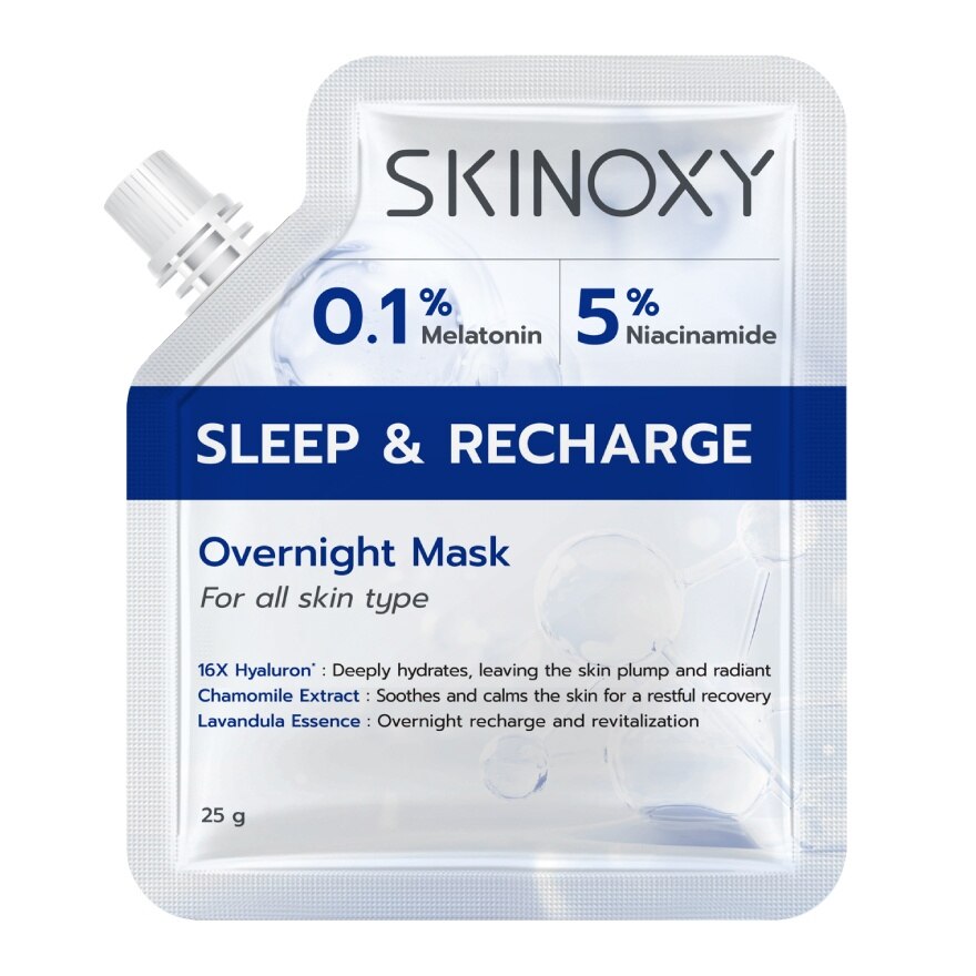 Skinoxy Overnight Mask Sleep  Recharge 25 Ml. - Navy Blue
