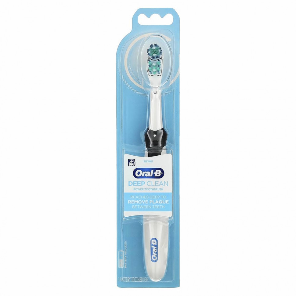 Oral-B, Complete, зубная щетка с питанием от аккумулятора, 1 зубная щетка