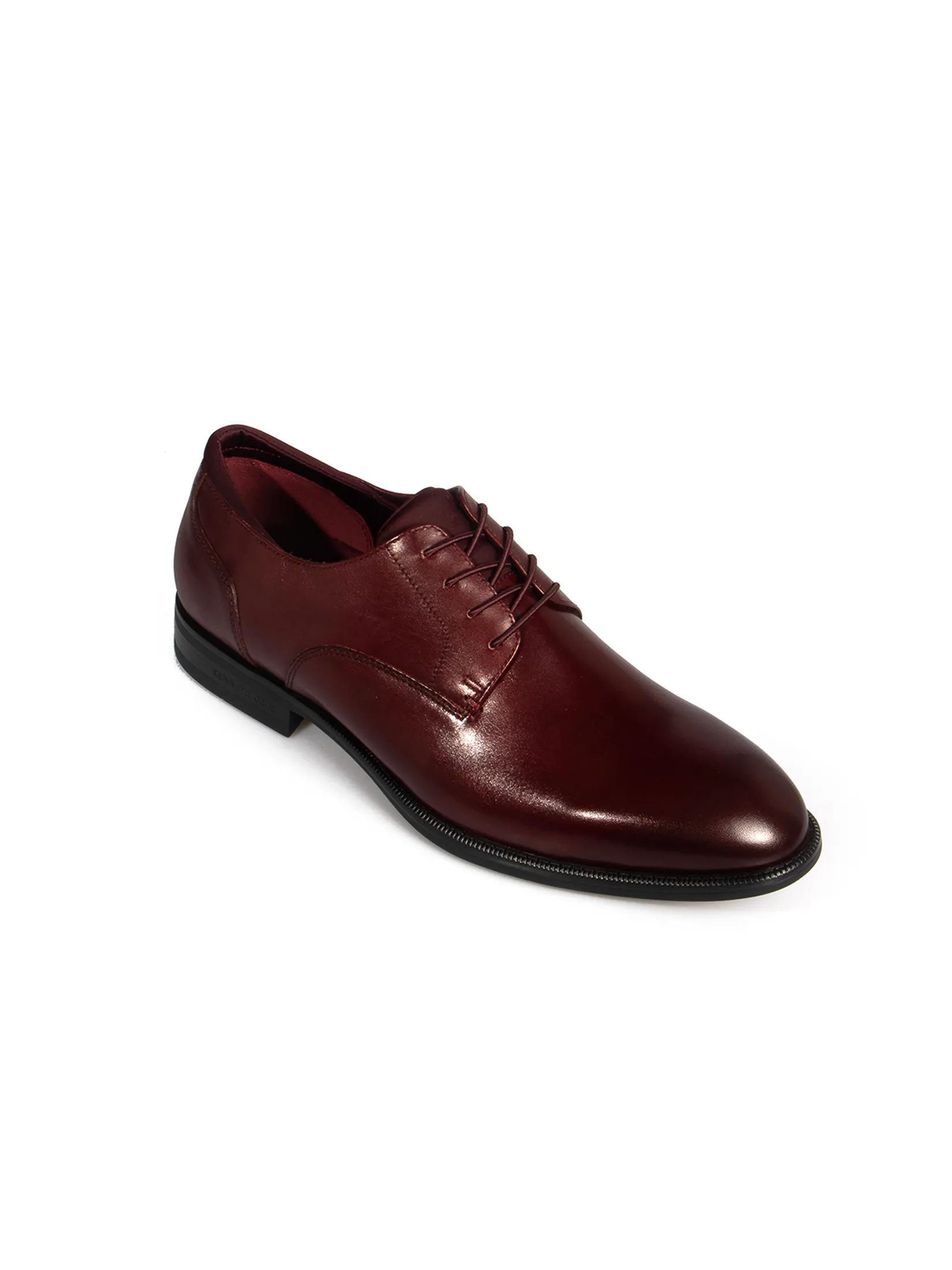 KENNETH COLE MEN DRESS SHOES REBOUNDPOD LACE UP PT / NEW MAROON