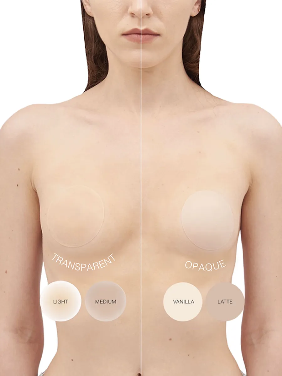 NUDE. TRANSPARENT SILICONE NO GLUE LATTE