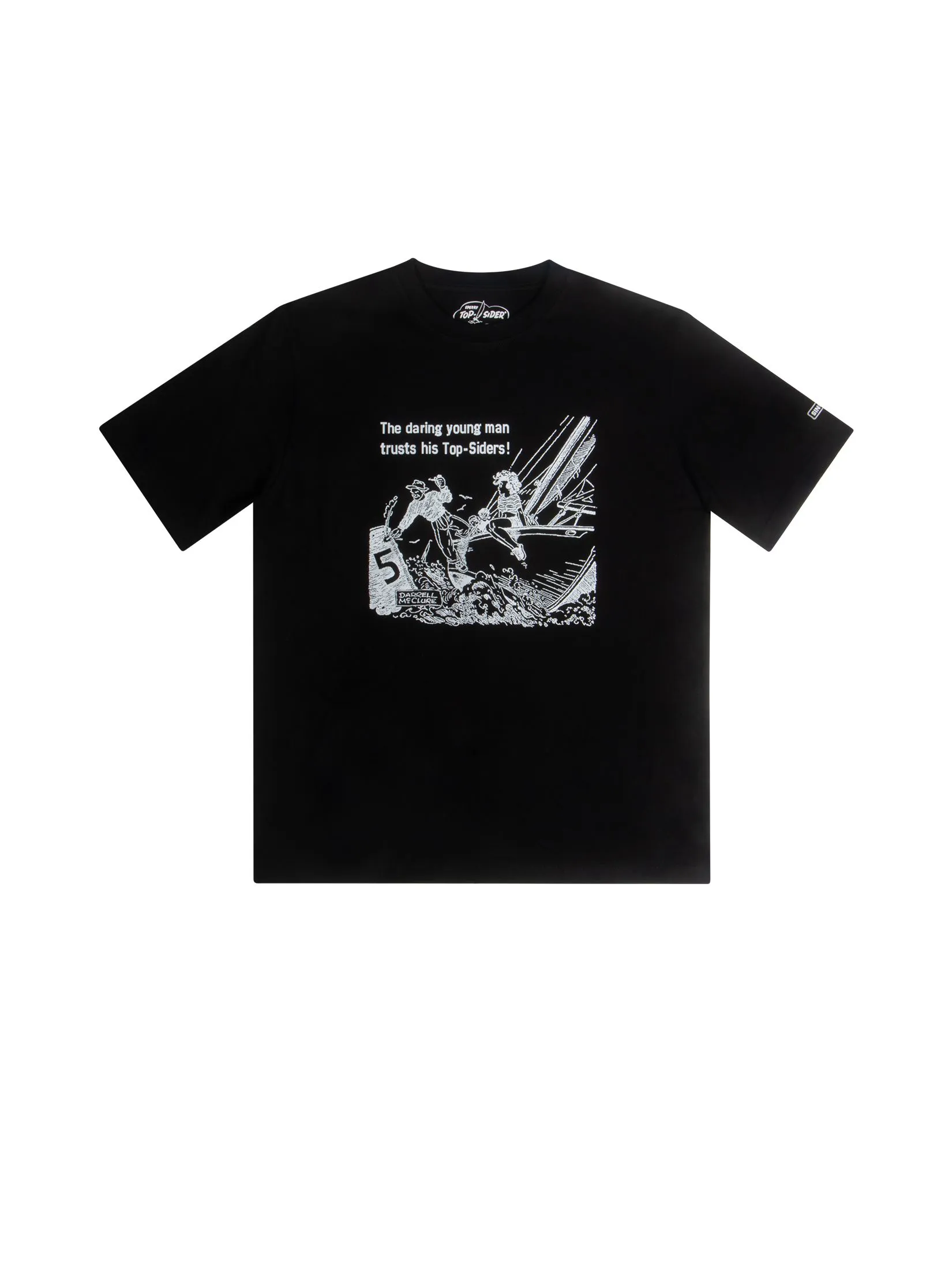 SPERRY MEN BLACK HERITAGE TEE (YOUNG MAN)