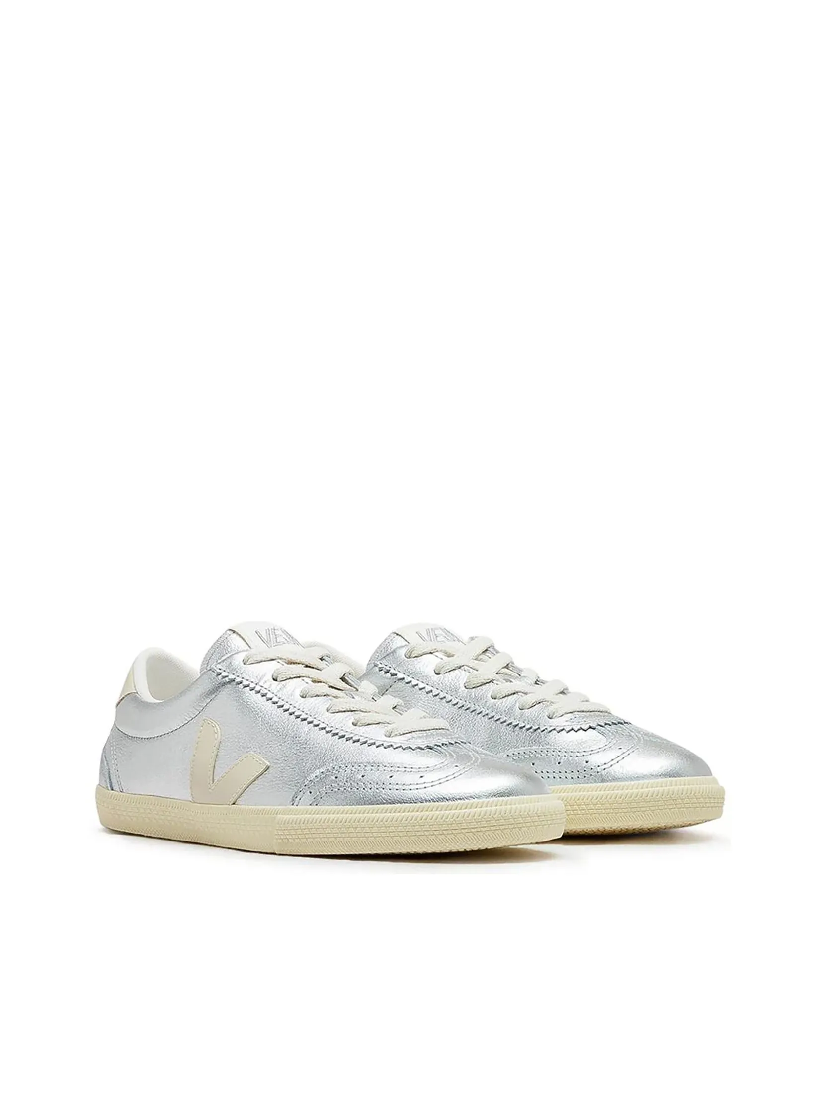 VEJA Women Sneakers Volley SS25 Silver Pierre