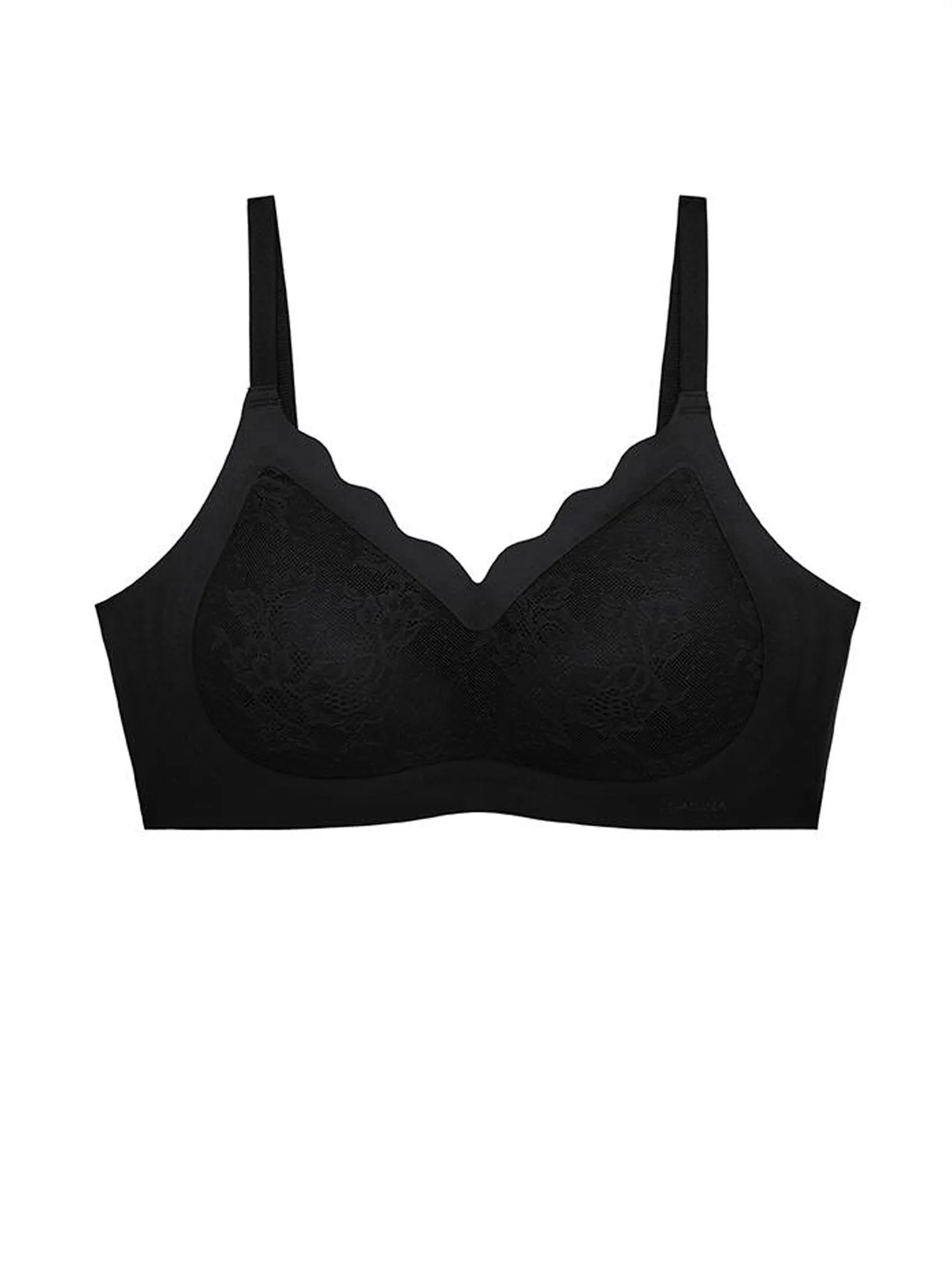 SABINA Forever Young Seamless Wireless Bra - Black Size - 3XL