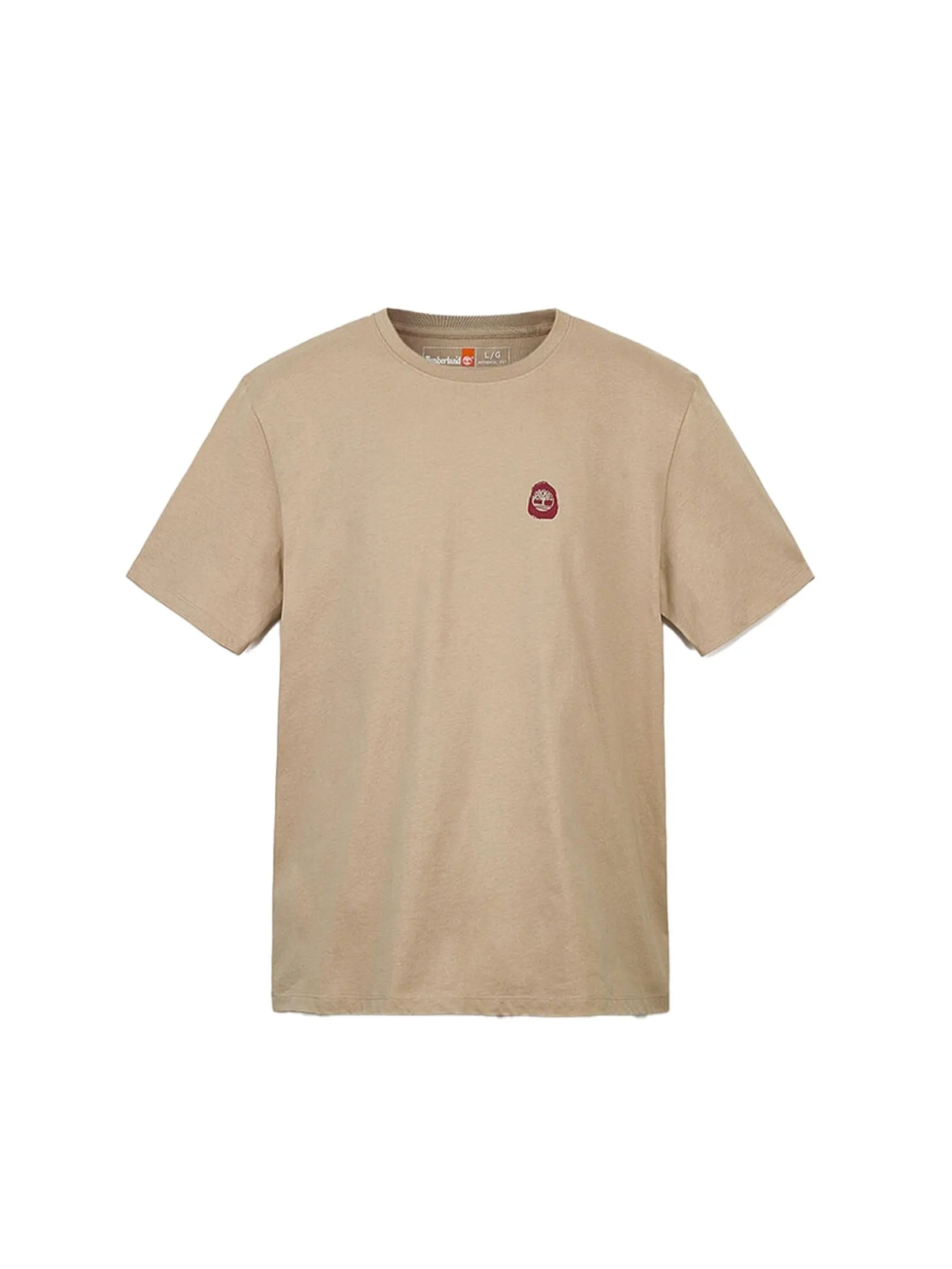 TIMBERLAND Men's Back Graphic Short Sleeve T-Shirt Light Brown