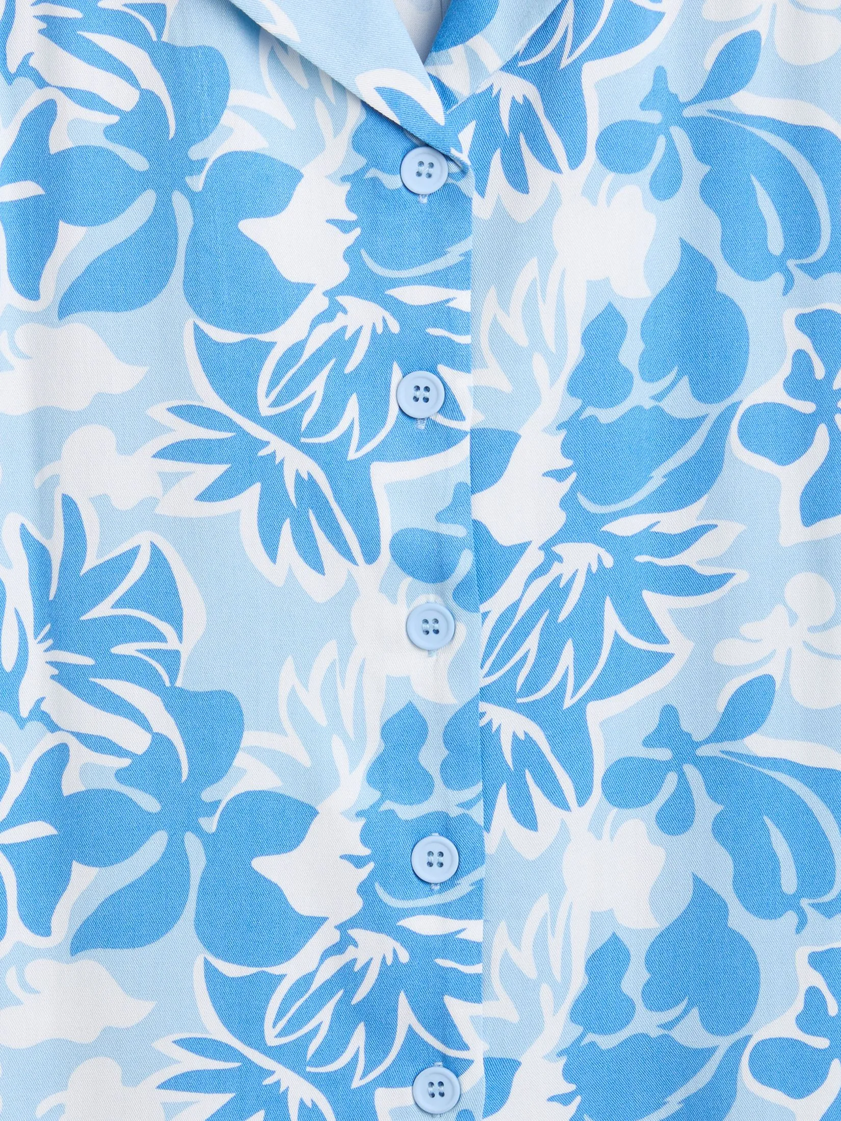 DEFRY 01 Women Shirt Short Sleeves 2503BSSW042 Blue