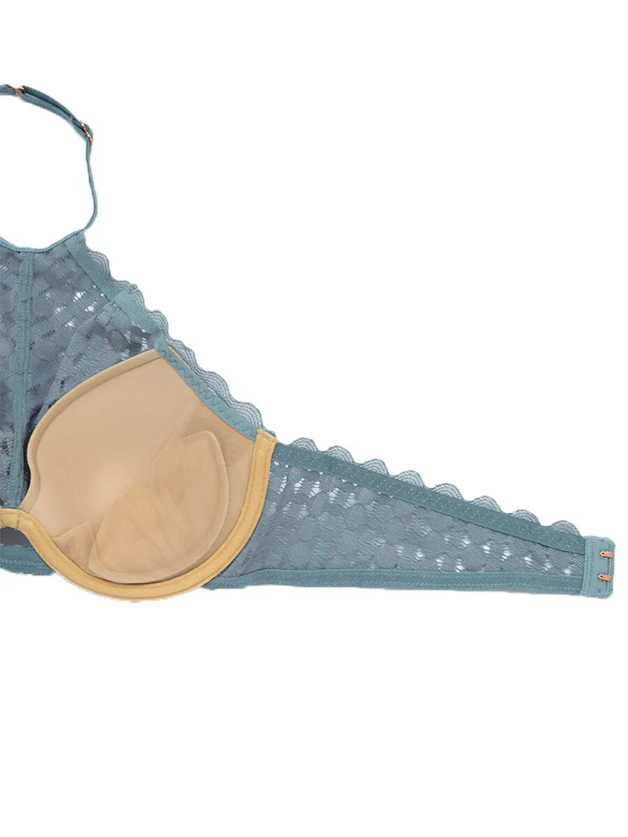 SABINA MAGGIE MAE CALL ME YOUR DARLING WIRED BRA - GREY