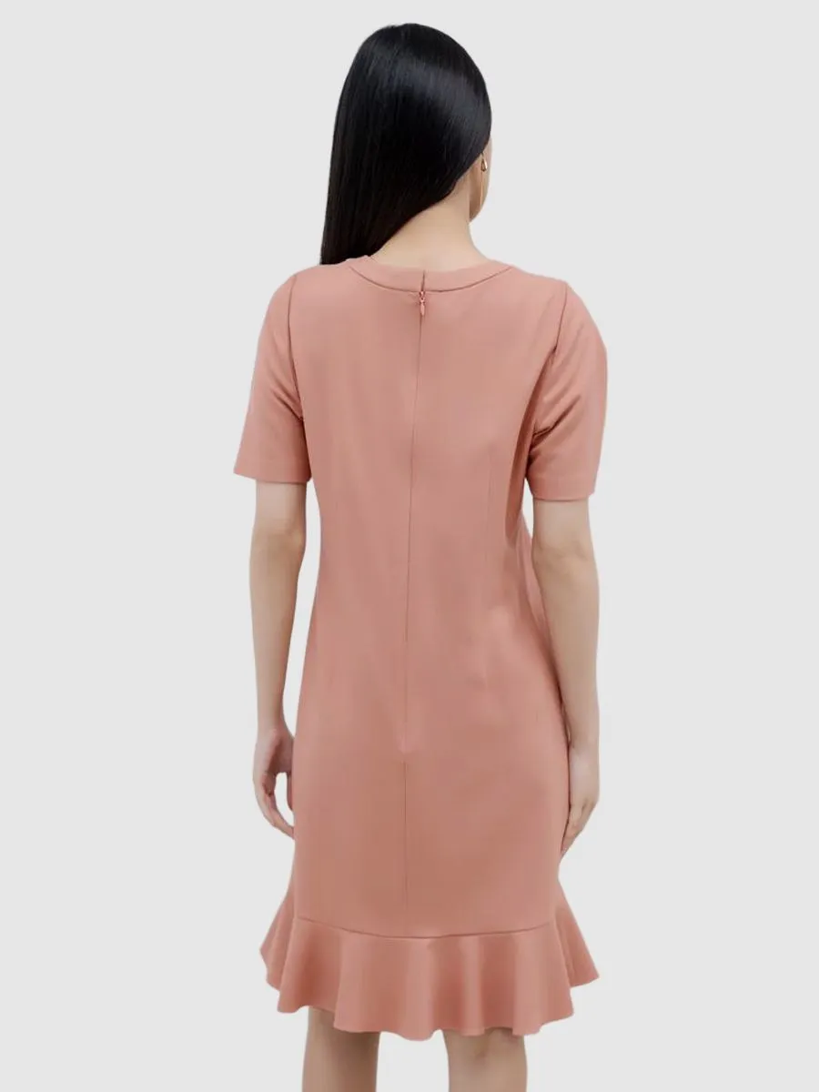 VERONIQA Women Dress Suiting Wool Brown