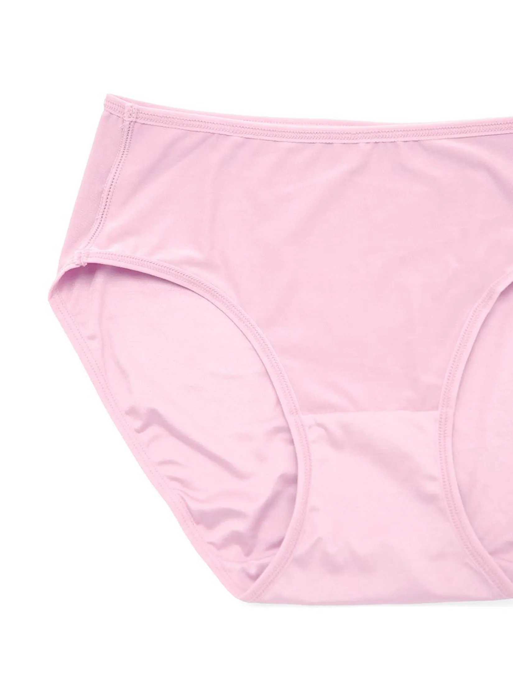 SABINA [Pack 5 Piece] [Online Exclusive] Microfiber Mid Waisted Panty - Dark Pink