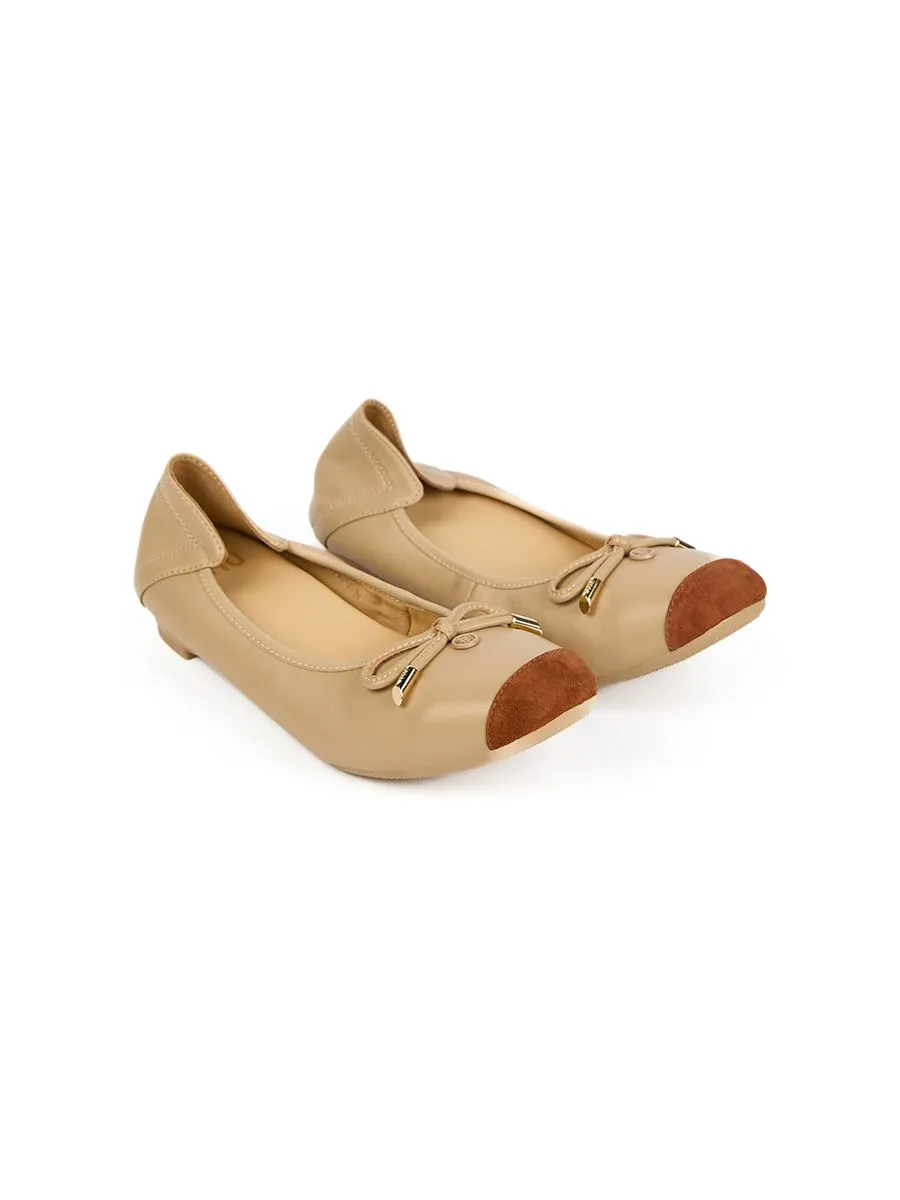 SHU WOWEN  SOFY SOFA 0.5" CAP-TOES & TINY SIGNET - NUDE