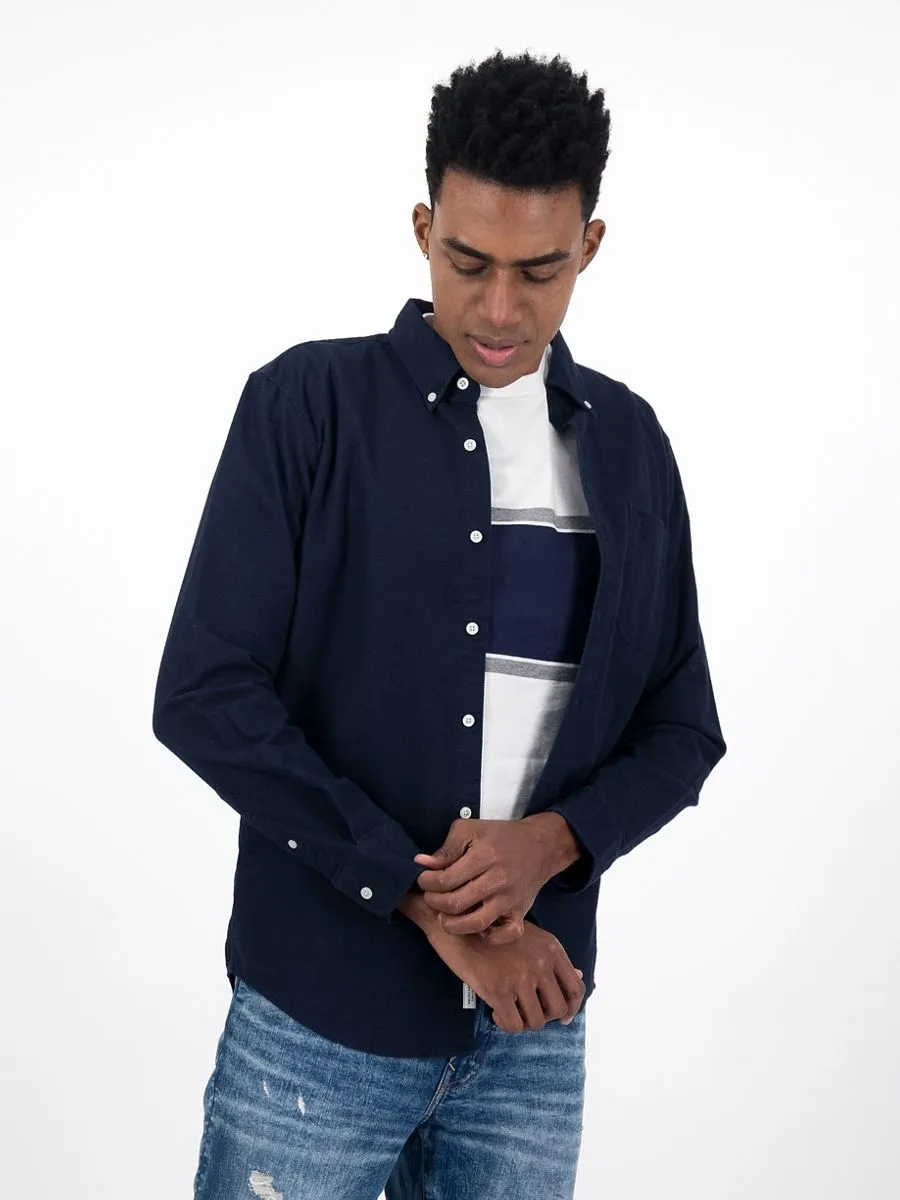 AMERICAN EAGLE MEN 2100 INT SF BTD PC DYE OXFORD W EAGLE 410 NAVY