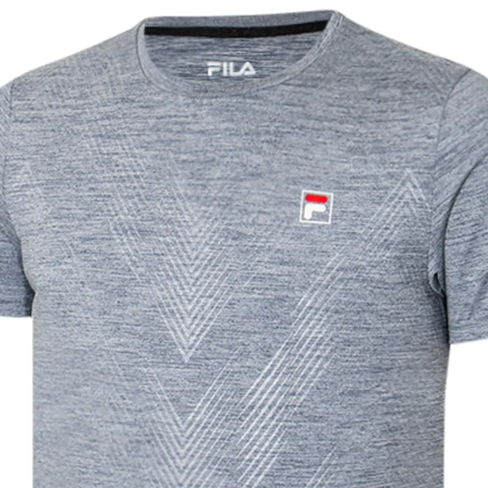 FILA Men Training T-Shirt Iconic Blue - FI039AP045EITH