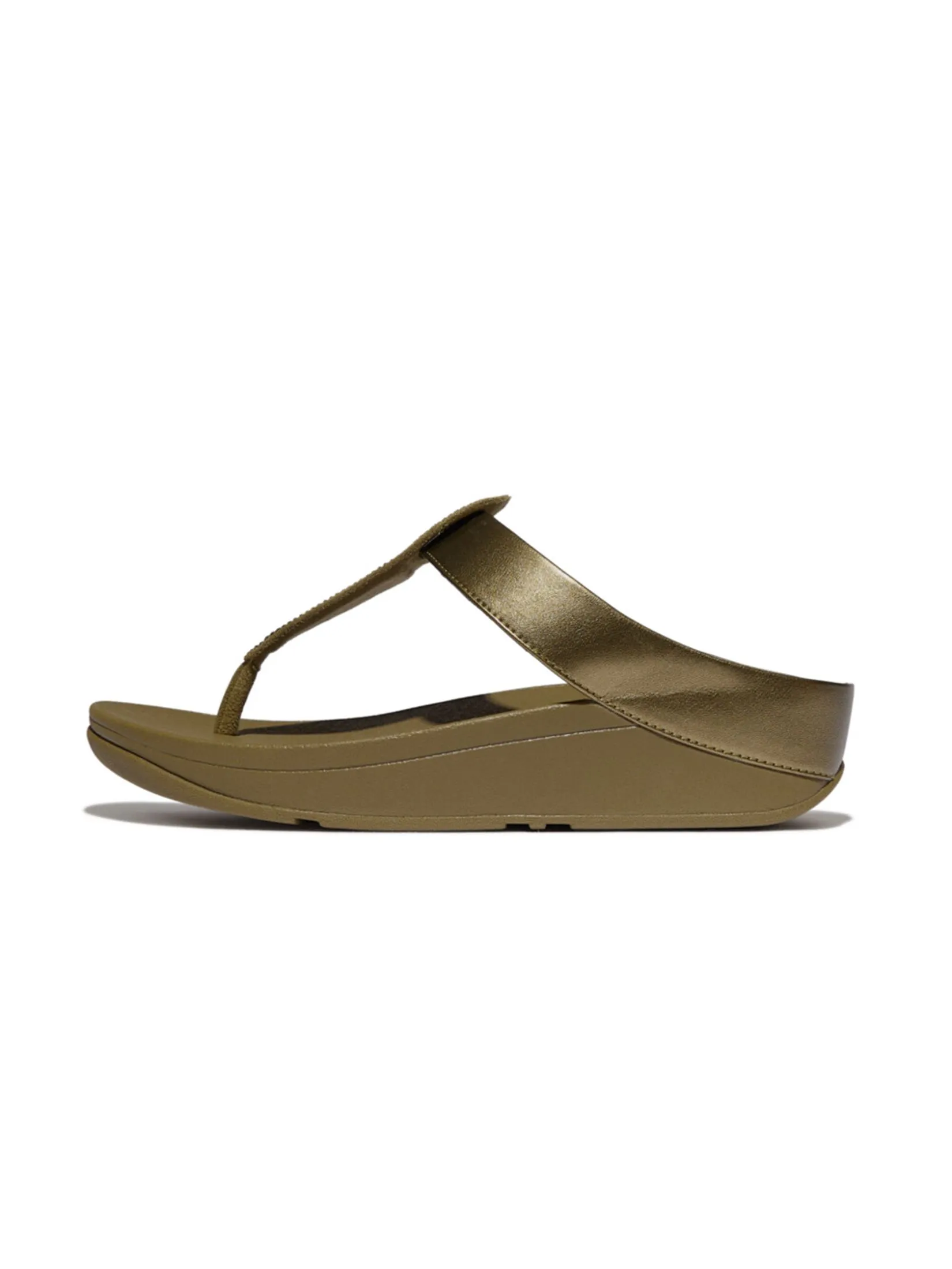 FitFlop™ WOMEN'S FINO CRYSTAL METALLIC TOE-POST GREEN