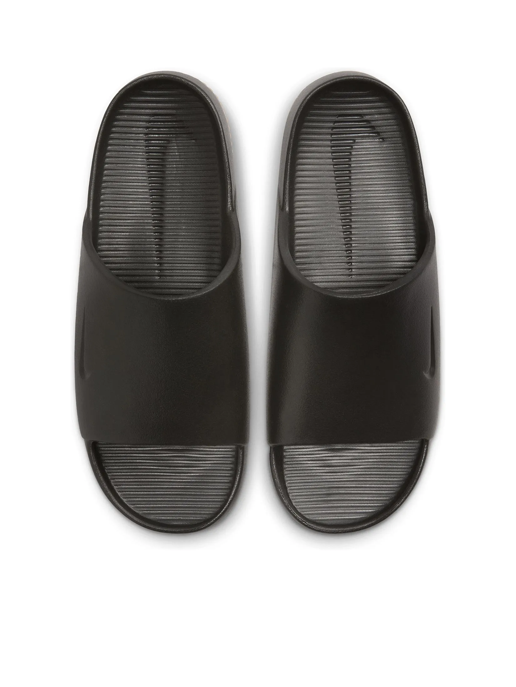 NIKE Men Slide Calm FD4116-003 Black/Black-Gum Med Brown