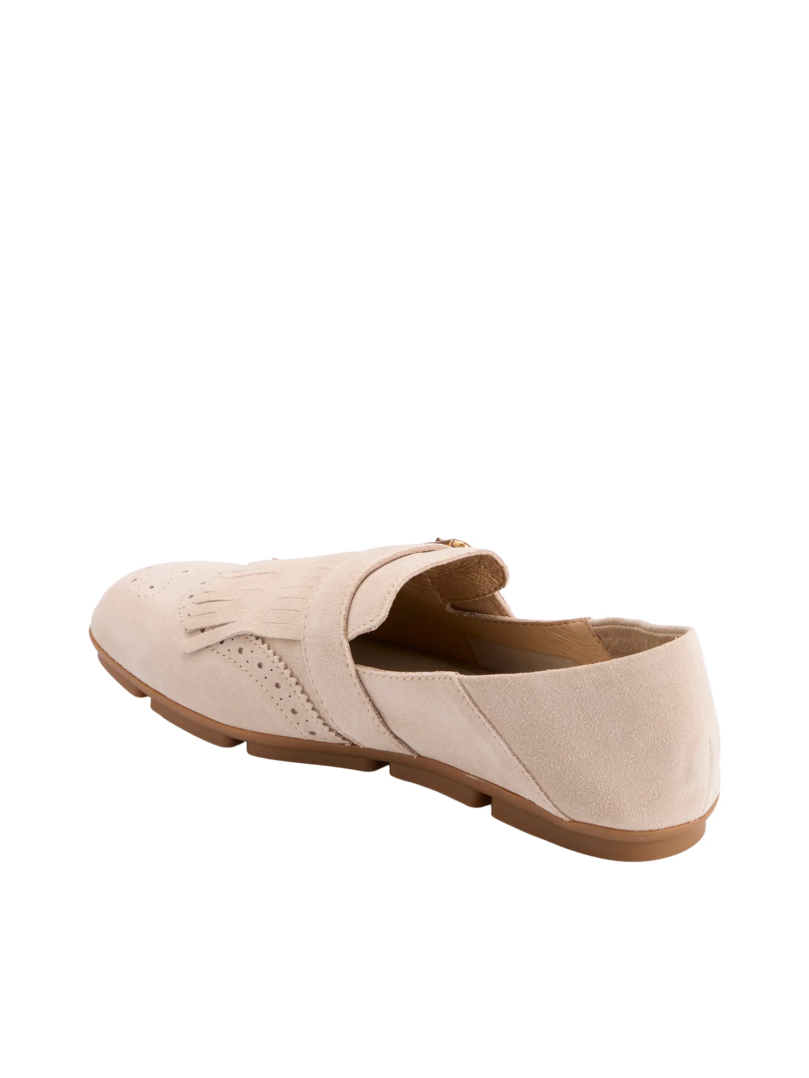 STACCATO Women Loafers Fringe Detailing Khaki Beige