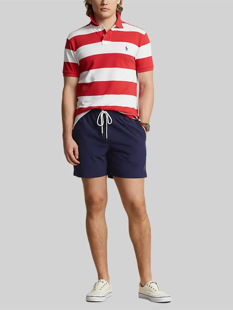 POLO RALPH LAUREN Men Trunks-5.75-Inch Traveler Classic Swim Trunk-Navy-410