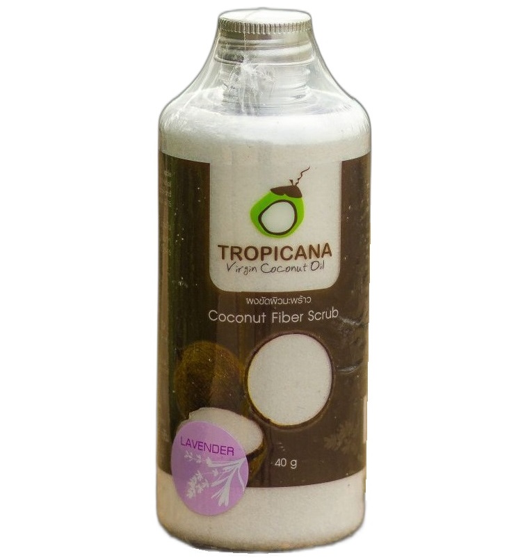 Сухой кокосовый скраб для тела и лица Tropicana 40 или 200 гр