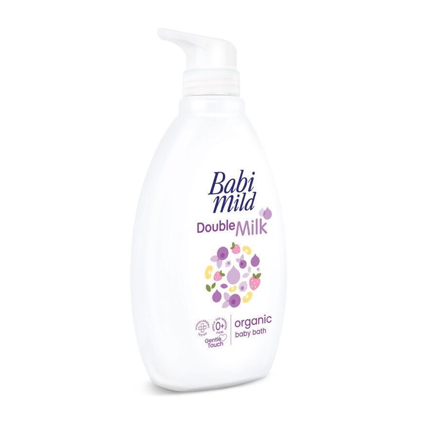 Babi Mild Babi Bath Double Milk Organic 800 Ml.