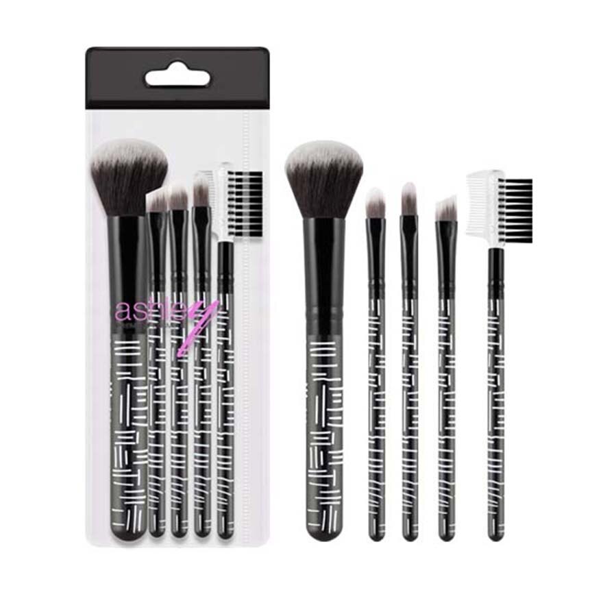 Ashley Set Brush 5 Pcs AA147 Black - N/A