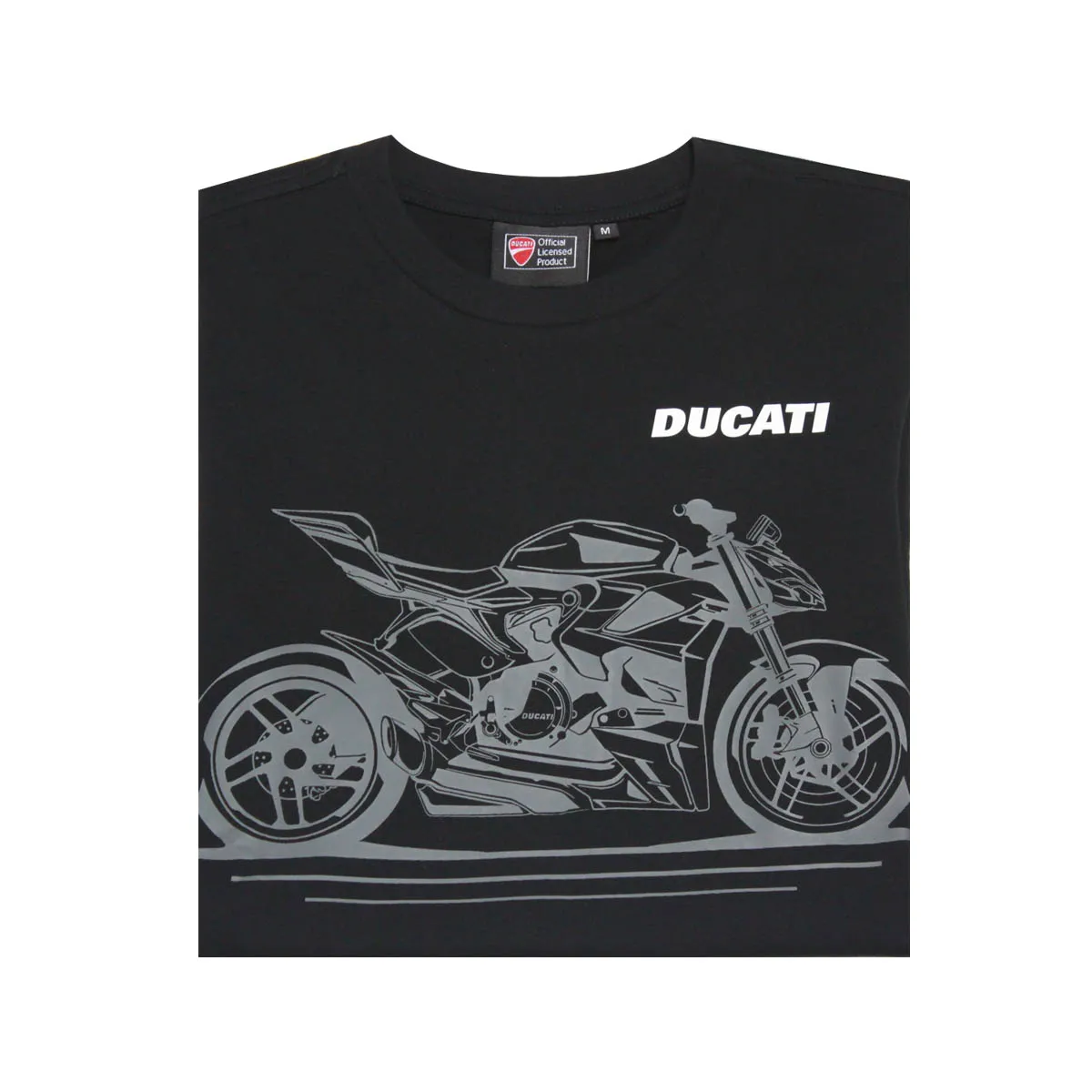 DUCATI Black T-shirt for men DCT52 052