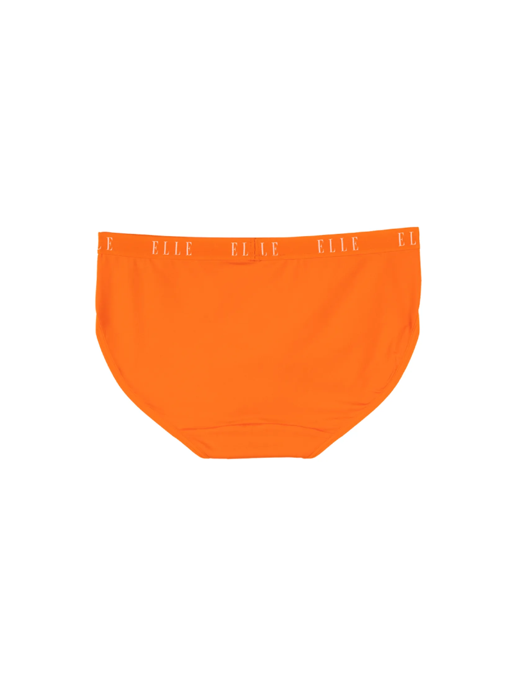 ELLE LINGERIE Women Sexy Lowrise Panties woven elastic waistband ELLE LOGO LU1946 - Orange