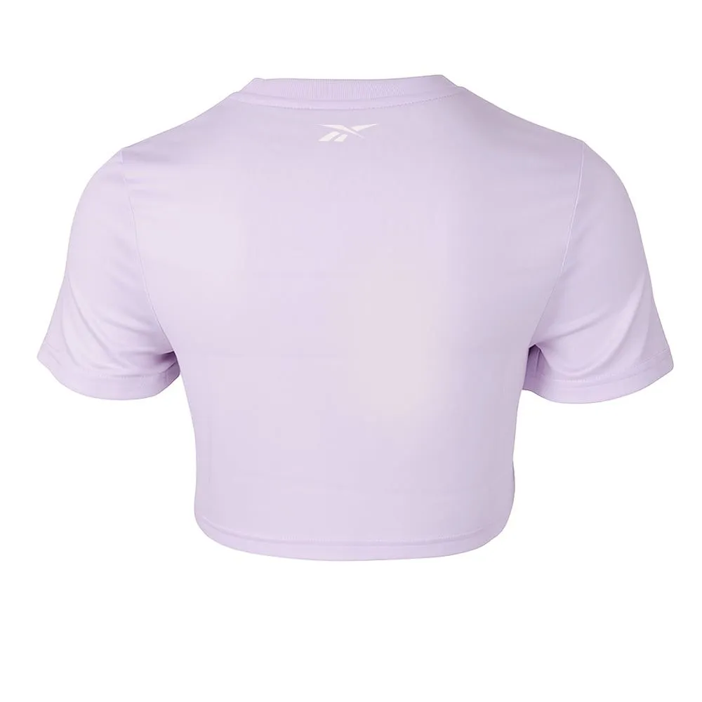 REEBOK ID Crop Graphic Women Training T-Shirt Purple - RE099AP250ENTH