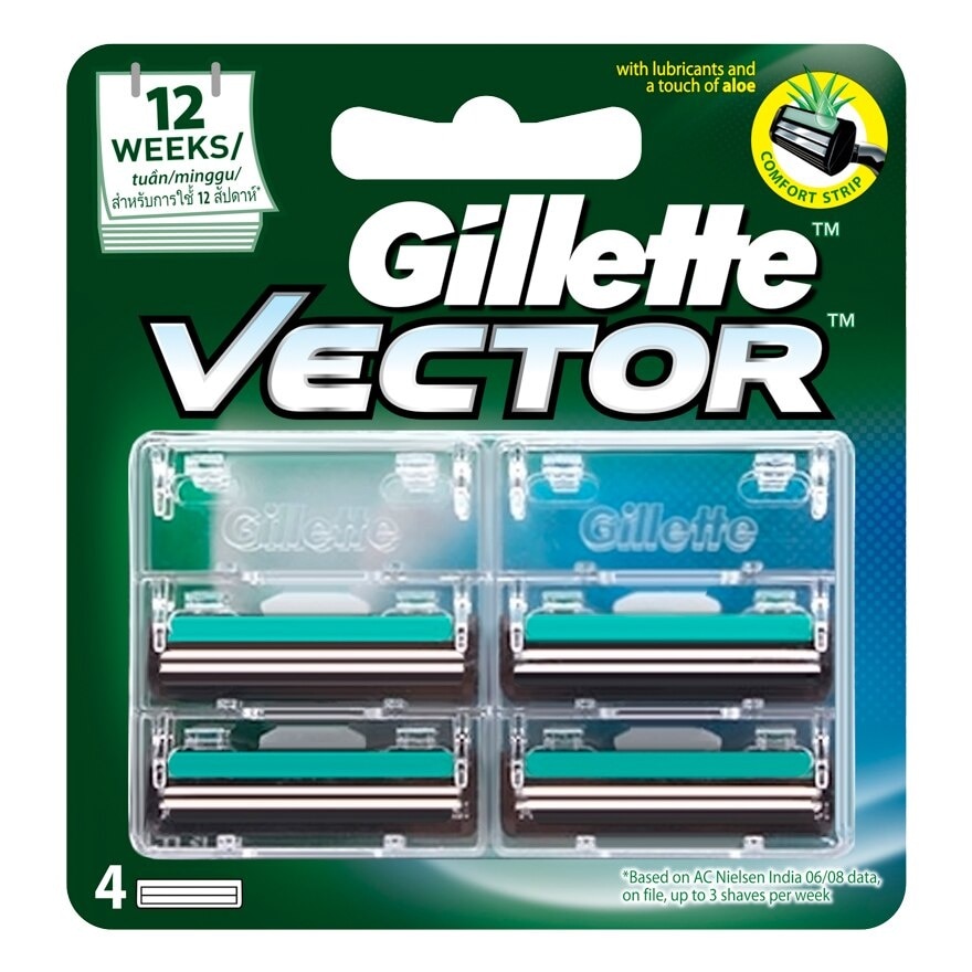 Gillette Vector Blades 4's