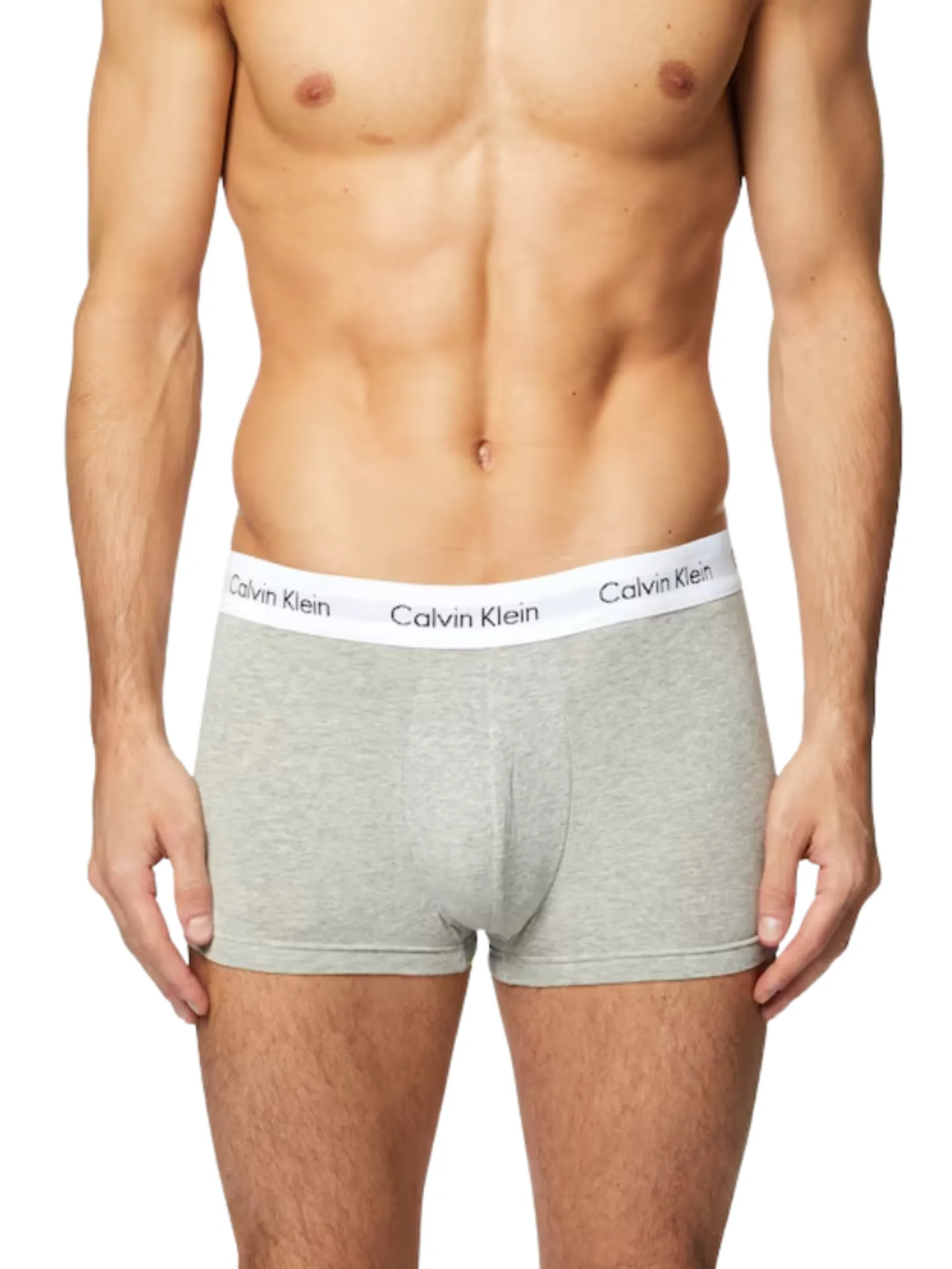 CALVIN KLEIN Men's Icon Cotton Stretch Trunk 3Pack Underwear Multicolor