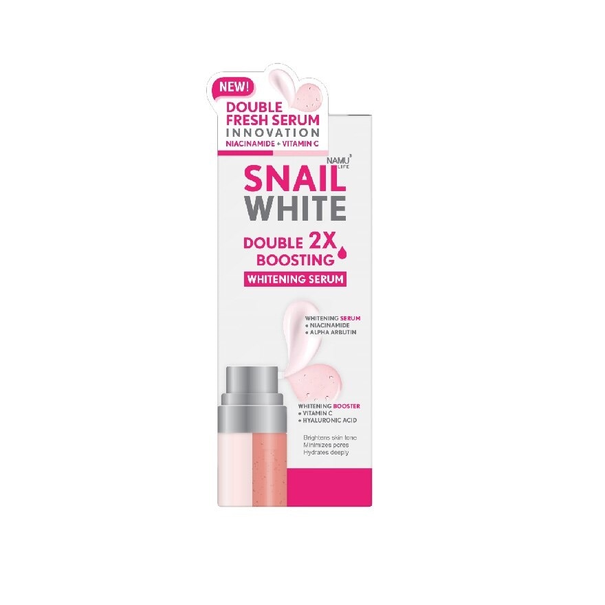 Namu Life Snailwhite Double Boosting Whitening Serum 40 + 40 ml