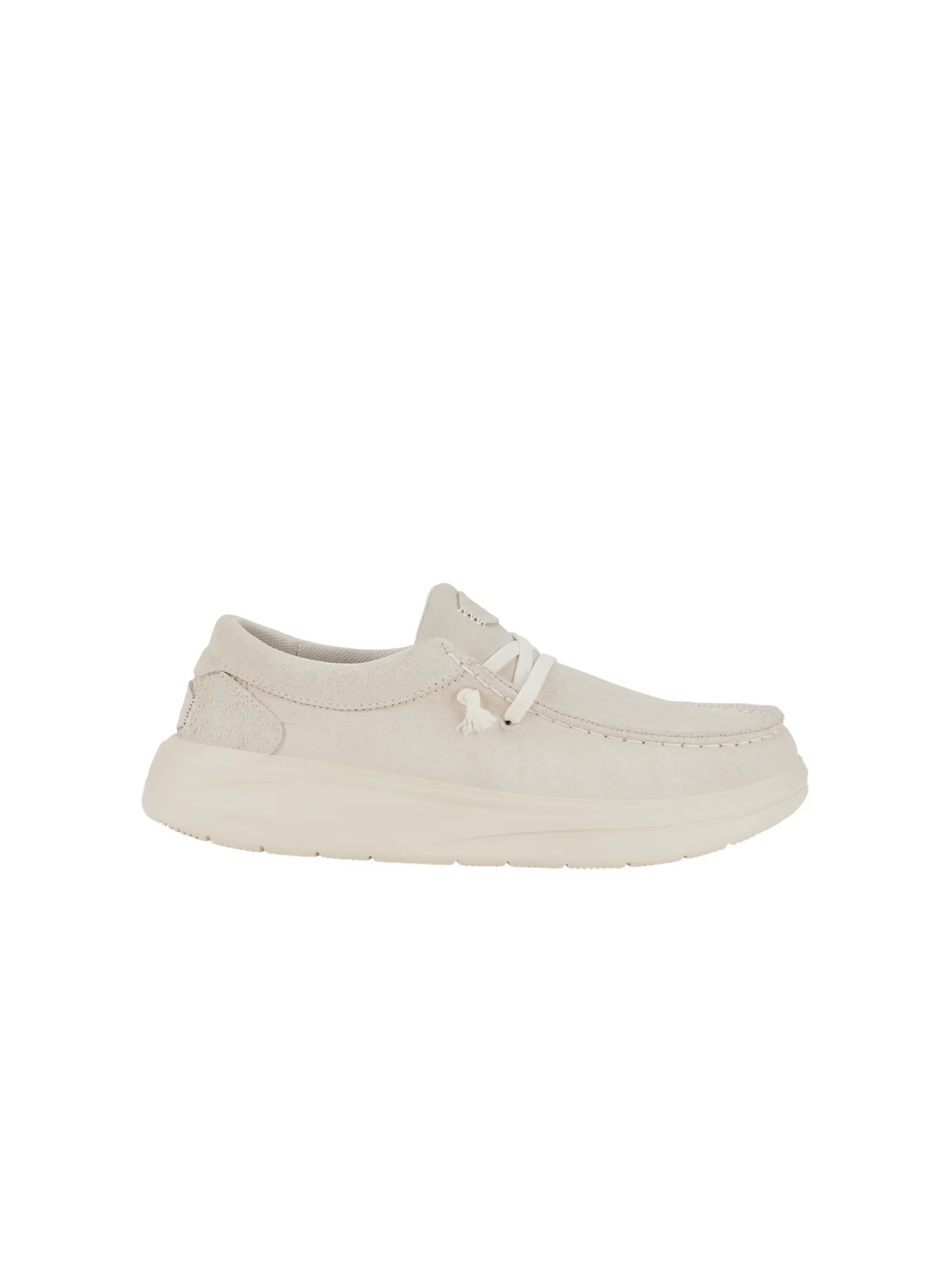 HEYDUDE WENDY COMF SUEDE - IVORY Size - W10 US