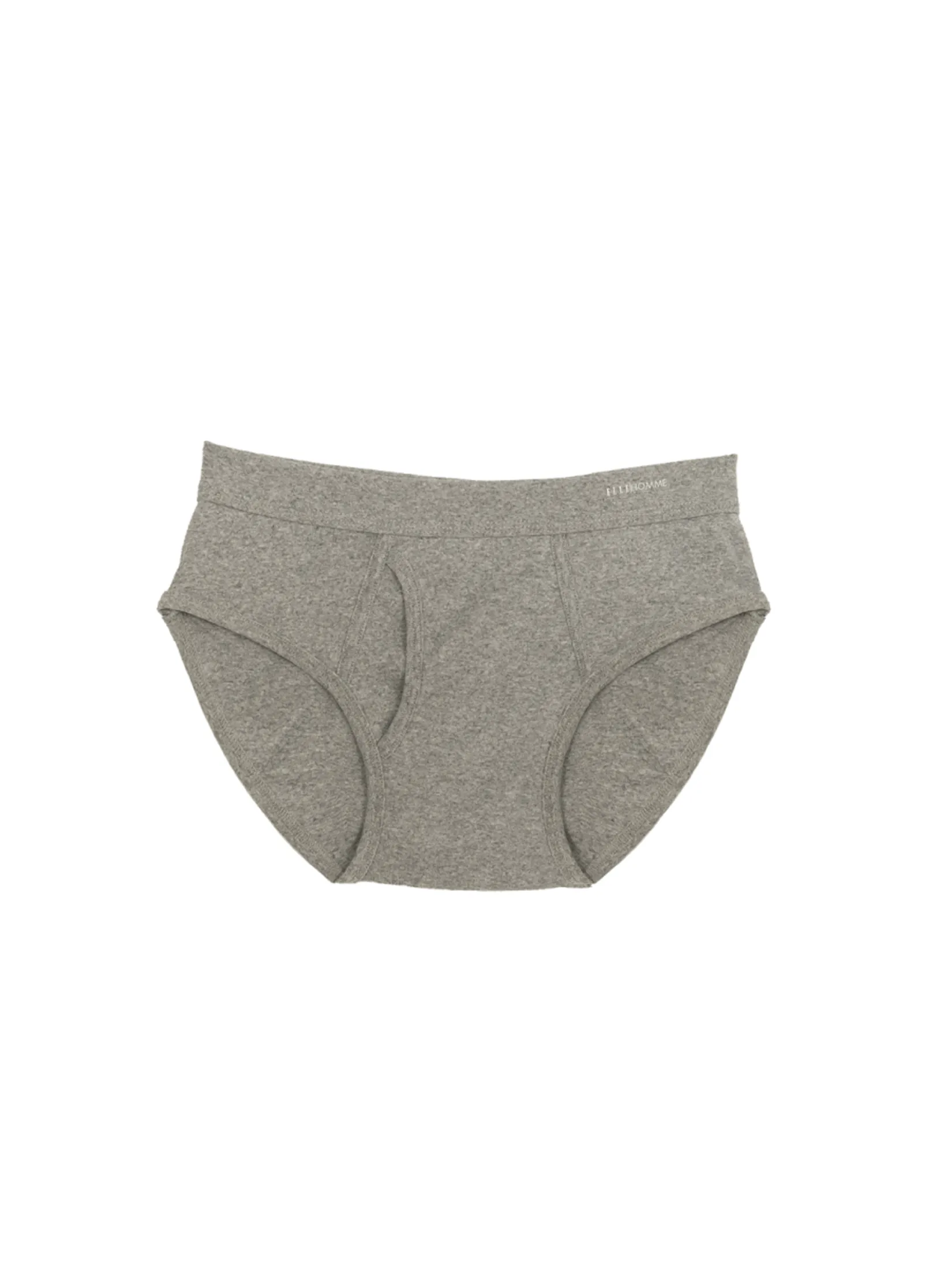 ELLE HOMME Men BRIEF Underwear KUB2001 Cotton 100% PACK 3 Pcs. - Grey