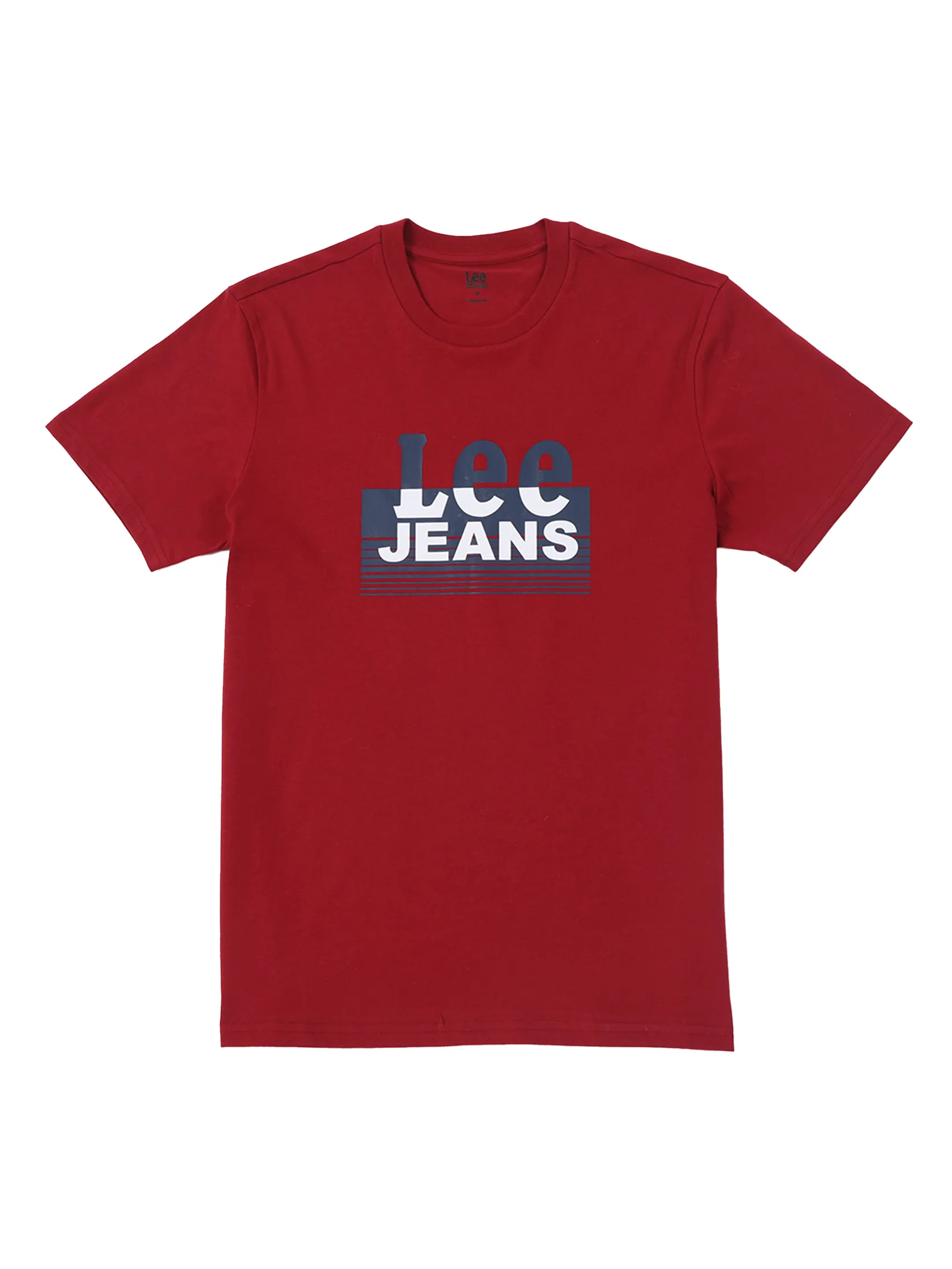 LEE Men s Tee Short Sleeve Regular Fit Red Size - L