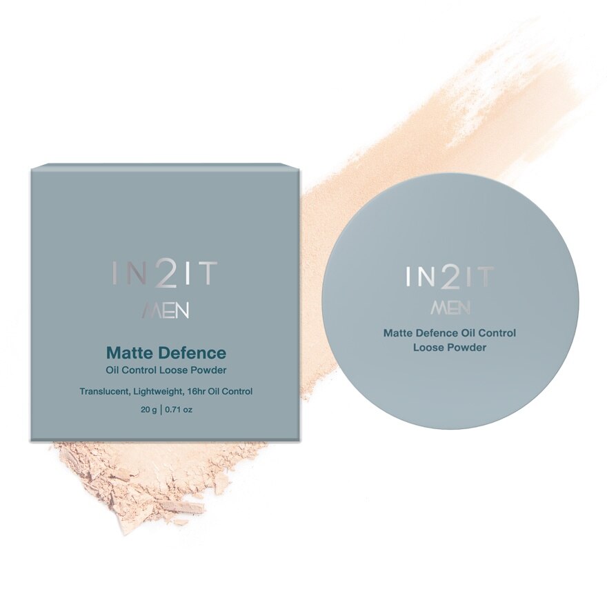 In2It Men Matte Defence Oil Control Loose Powder 20g. 01 Natural - MMLP01 Natural