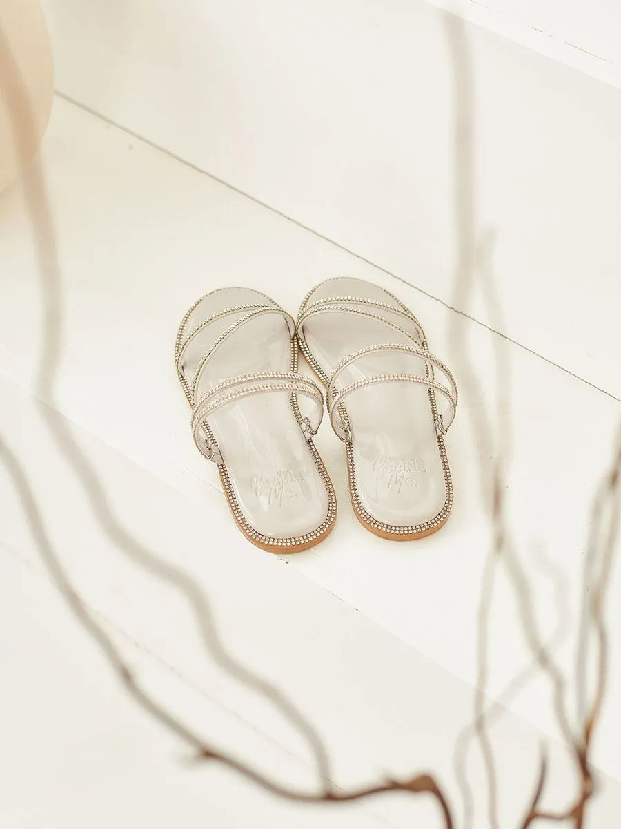 BUCKLE ME Sandals Twinkle BM19-SILVER Silver