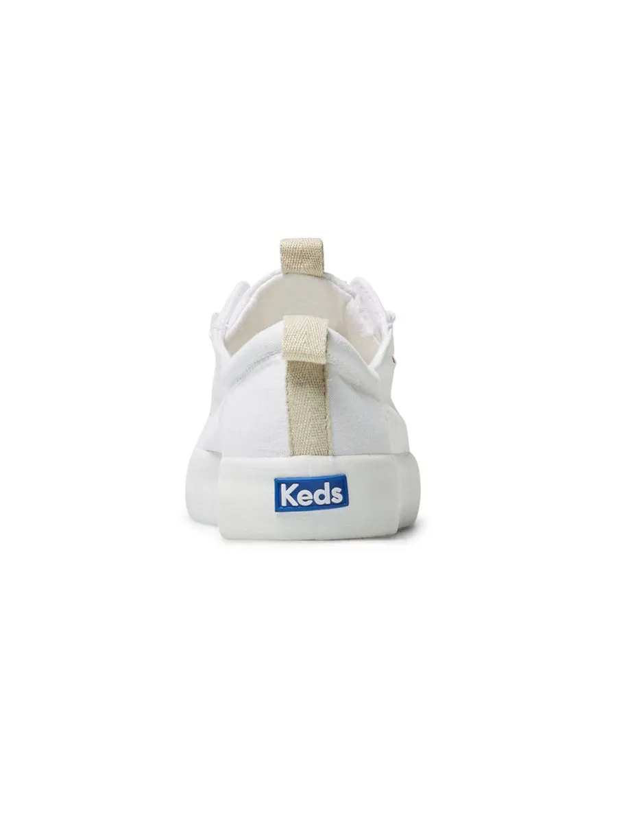 KEDS White Kickback Canvas