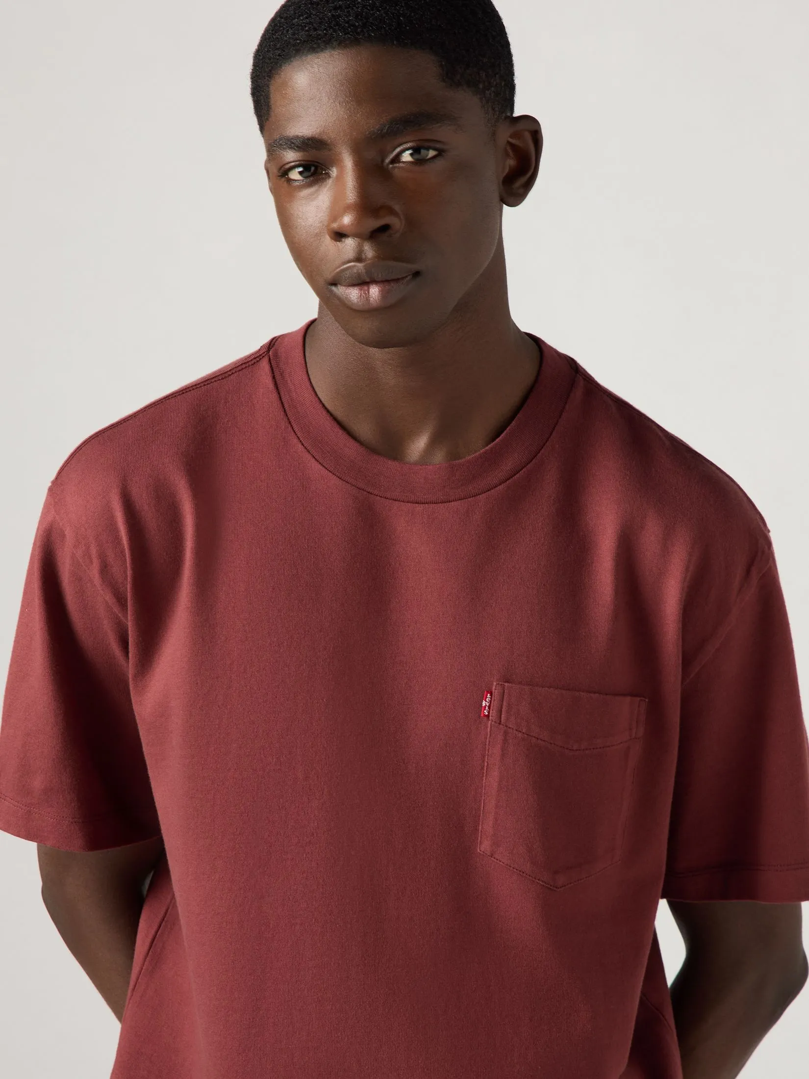 LEVI'S Men’s Pocket T-Shirt Red