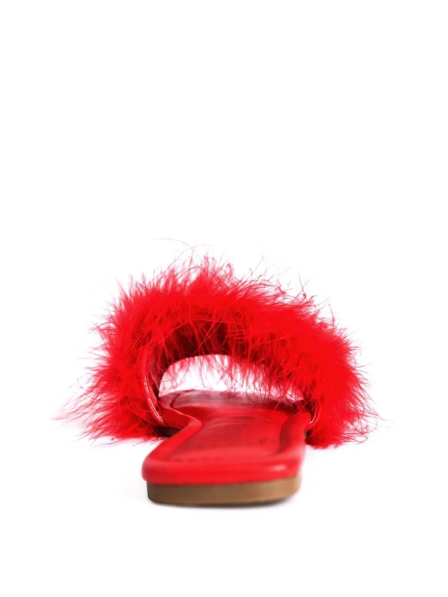 VILLAINS SF BUSHY-SNOW Sandel RED