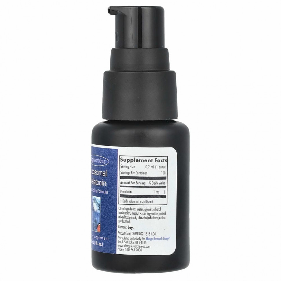 Allergy Research Group, Липосомальный мелатонин, 30 мл (1 жидк. унция)