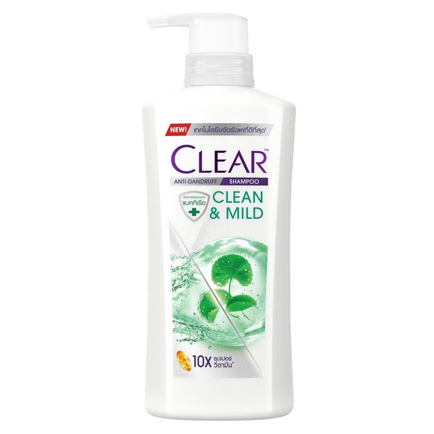 Clear Shampoo Anti-Dandruff Clean Mild 350 Ml.