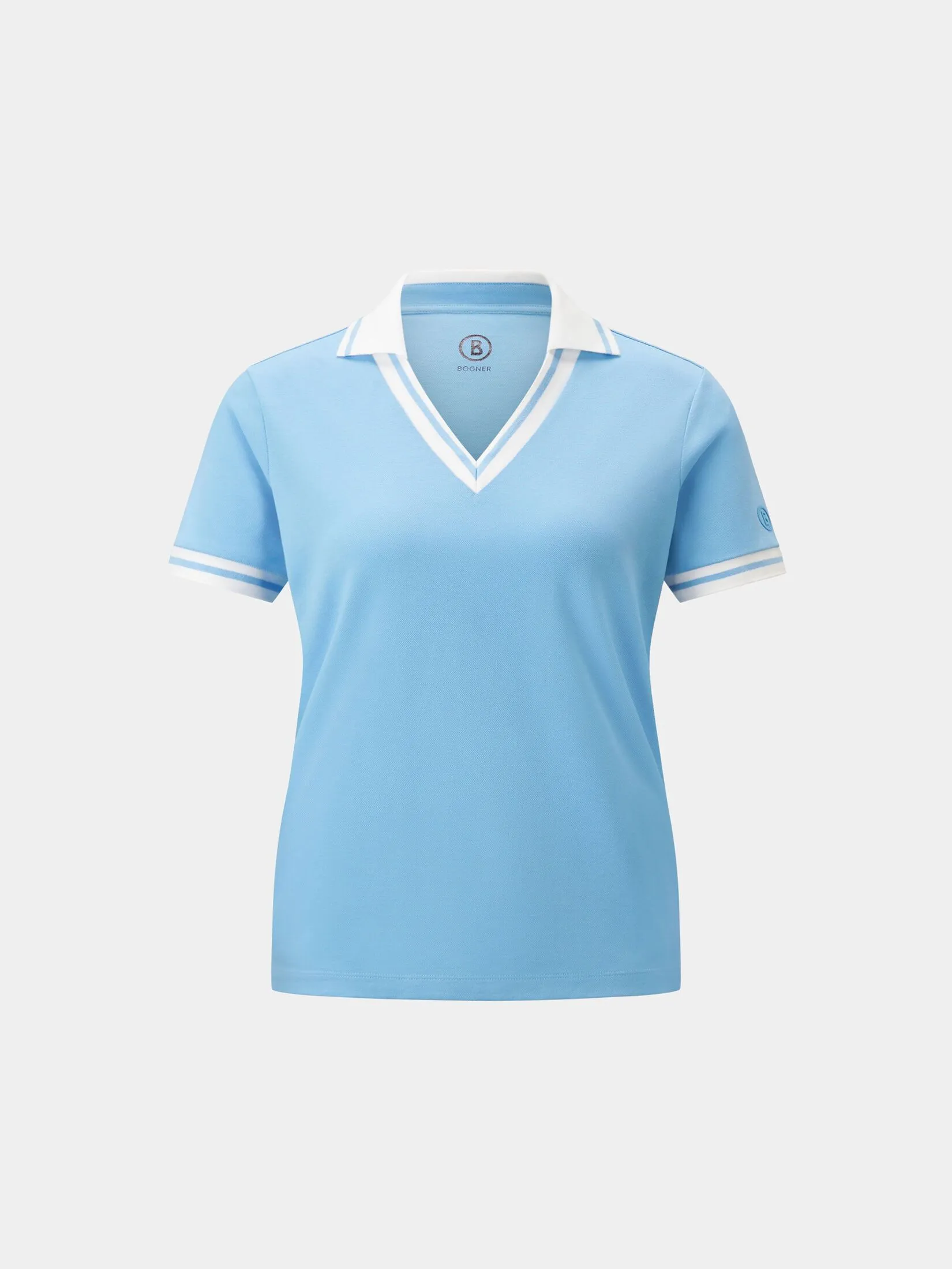 BOGNER Lydia Functional polo shirt in Clearwater