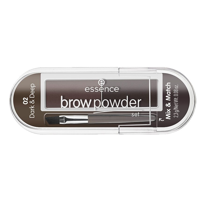 Essence Brow Powder Set 2.3g. 02 Dark Brown