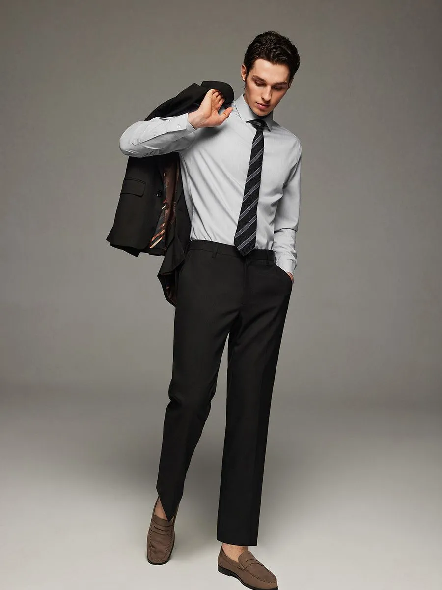 G2000 Men Clothing Long Sleeves Formal Shirt  Smart Fit  Grey