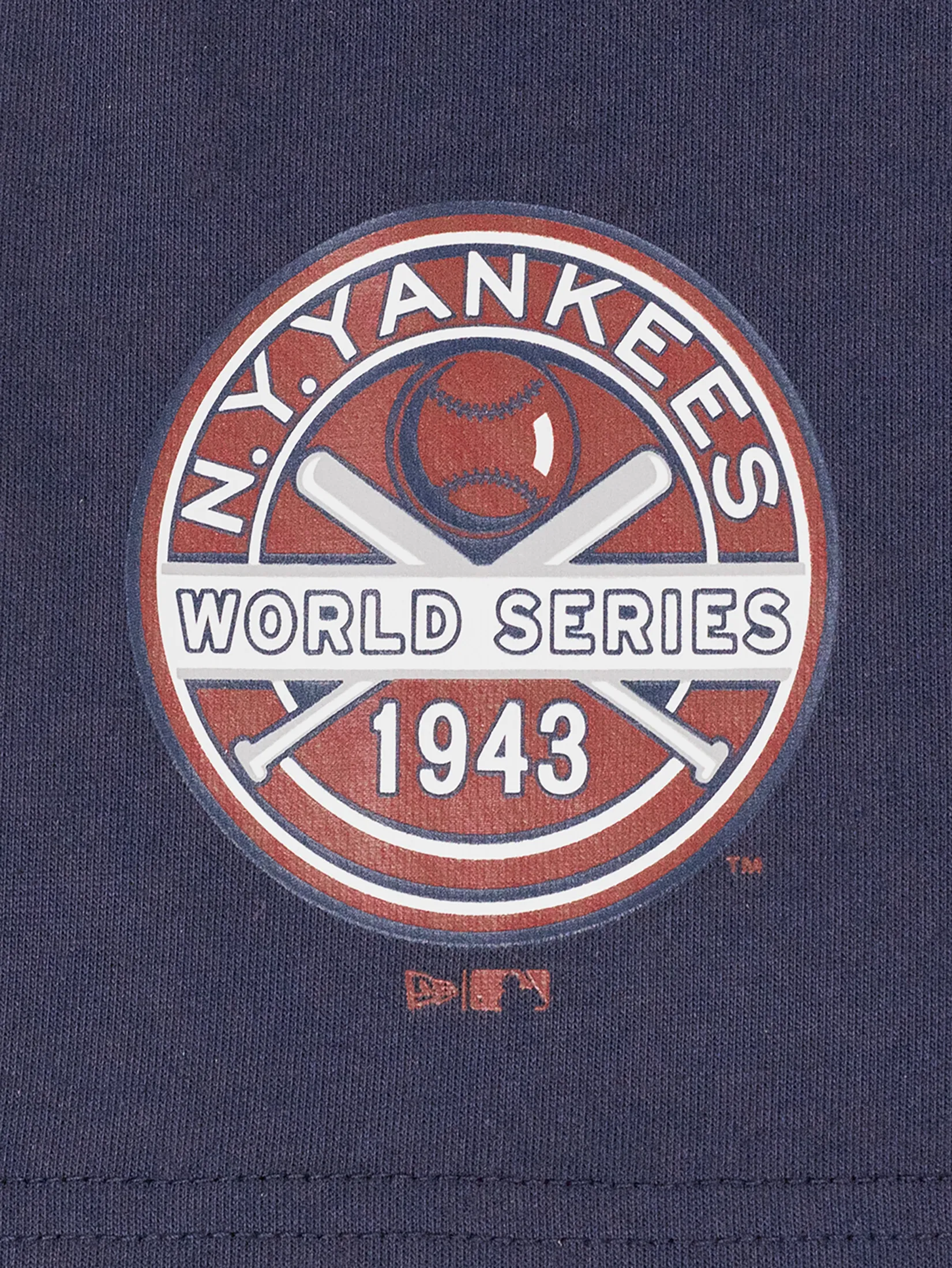 NEW ERA UNISEX SHORT SLEEVE TEE COOL ERA NEW YORK YANKEES COOPERSTOWN NAVY